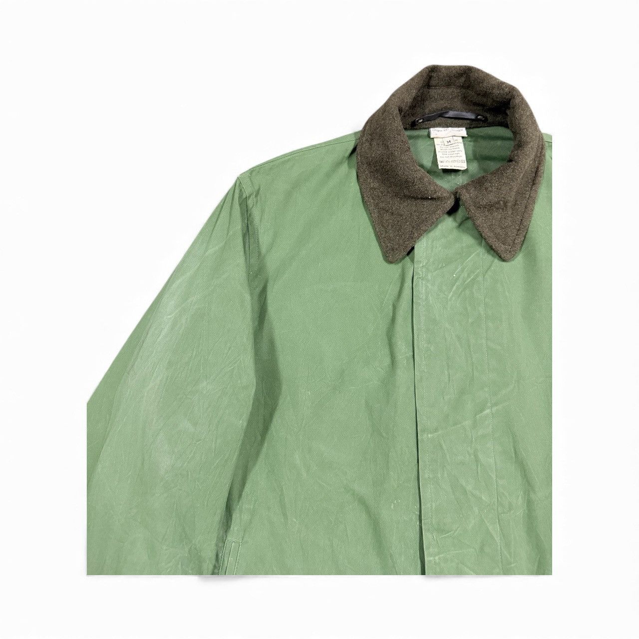 Dries Van Noten Dries Van Noten PU Waterproof Olive Green Field Jacket Size US M / EU 48-50 / 2 - 10 Thumbnail