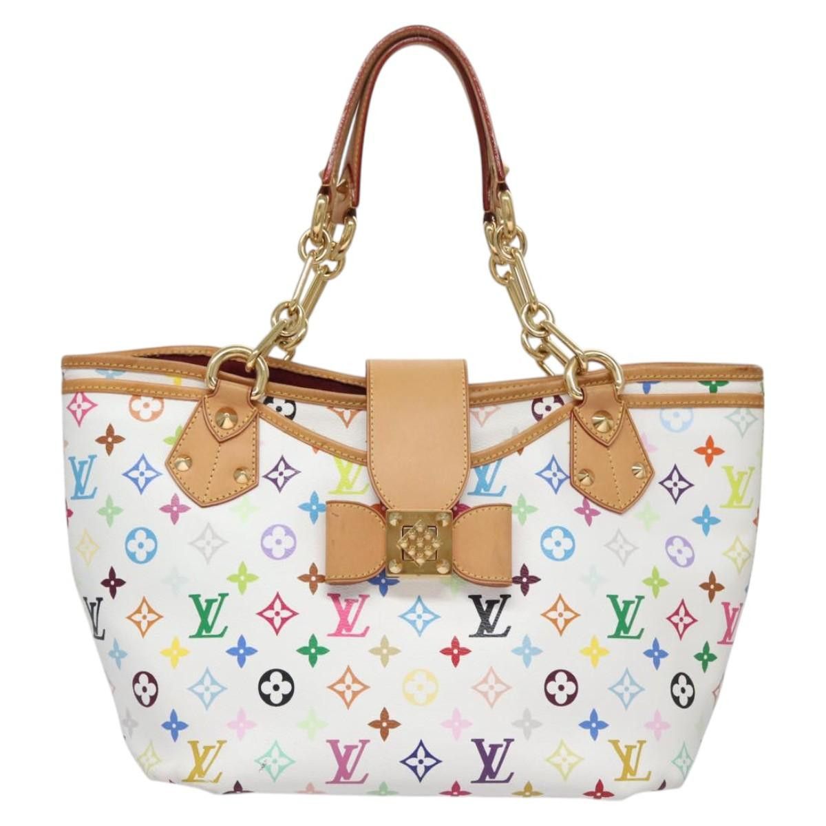 Louis Vuitton LOUIS VUITTON Monogram Multicolor Annie GM Tote Bag White Size ONE SIZE - 2 Thumbnail