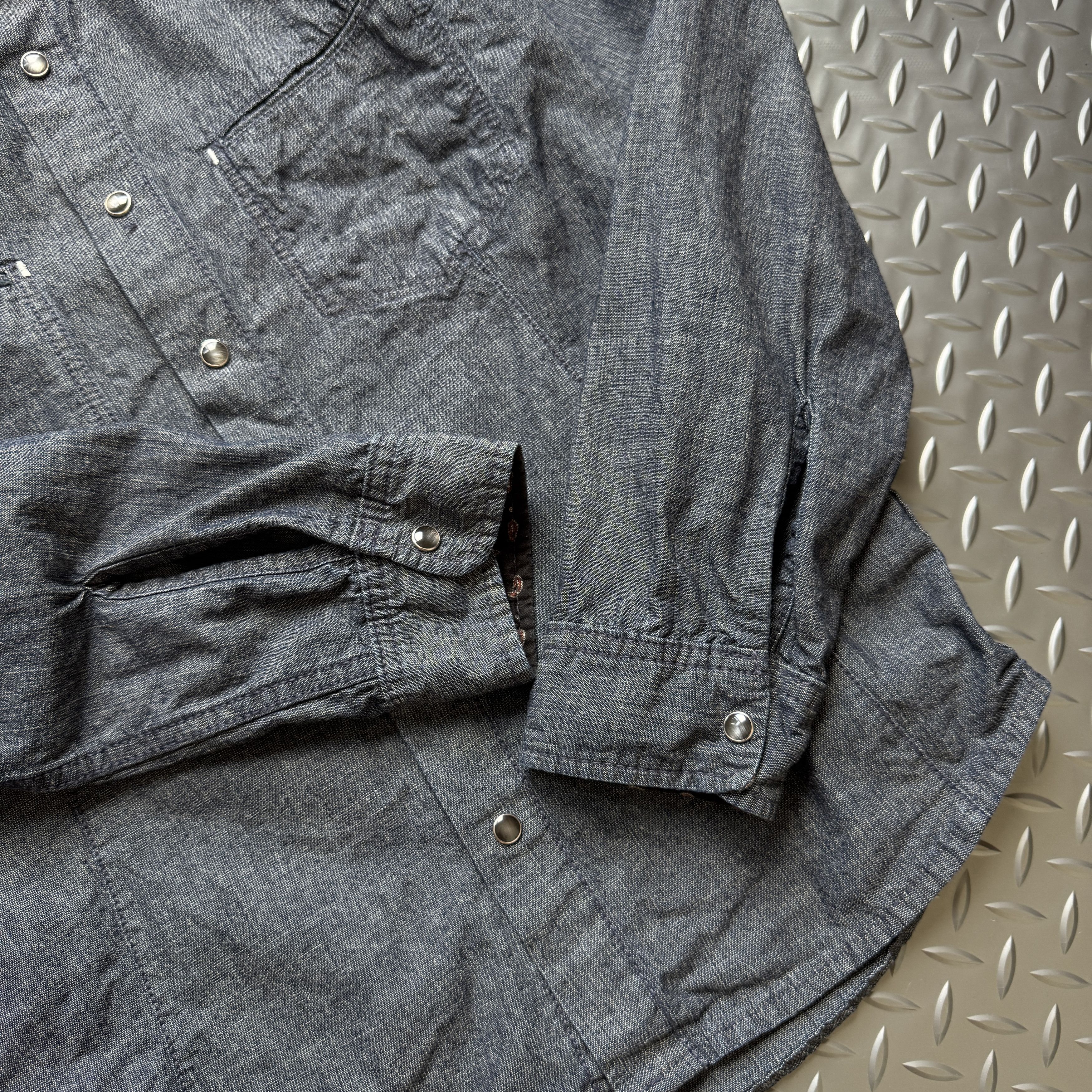 Katharine Hamnett London Katharine Hamnett London Denim Snap Button Shirt Size US S / EU 44-46 / 1 - 4 Thumbnail