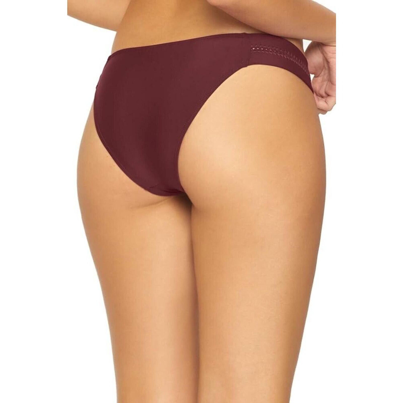 Other NWT PQ SWIM Stitched Tab Bikini Bottom Vino PILYQ Size S Size ONE SIZE - 3 Thumbnail