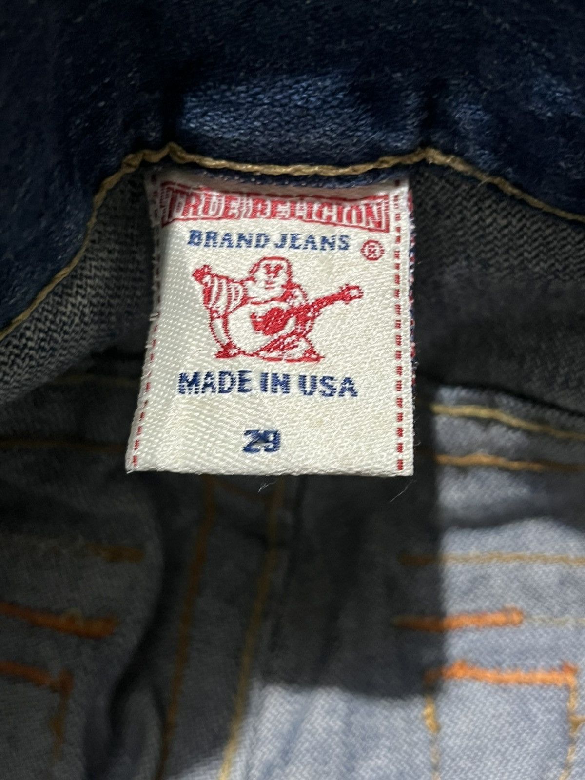 True Religion Flare Jeans True Regligion Joey Distress Faded Y2k Size US 29 - 11 Thumbnail