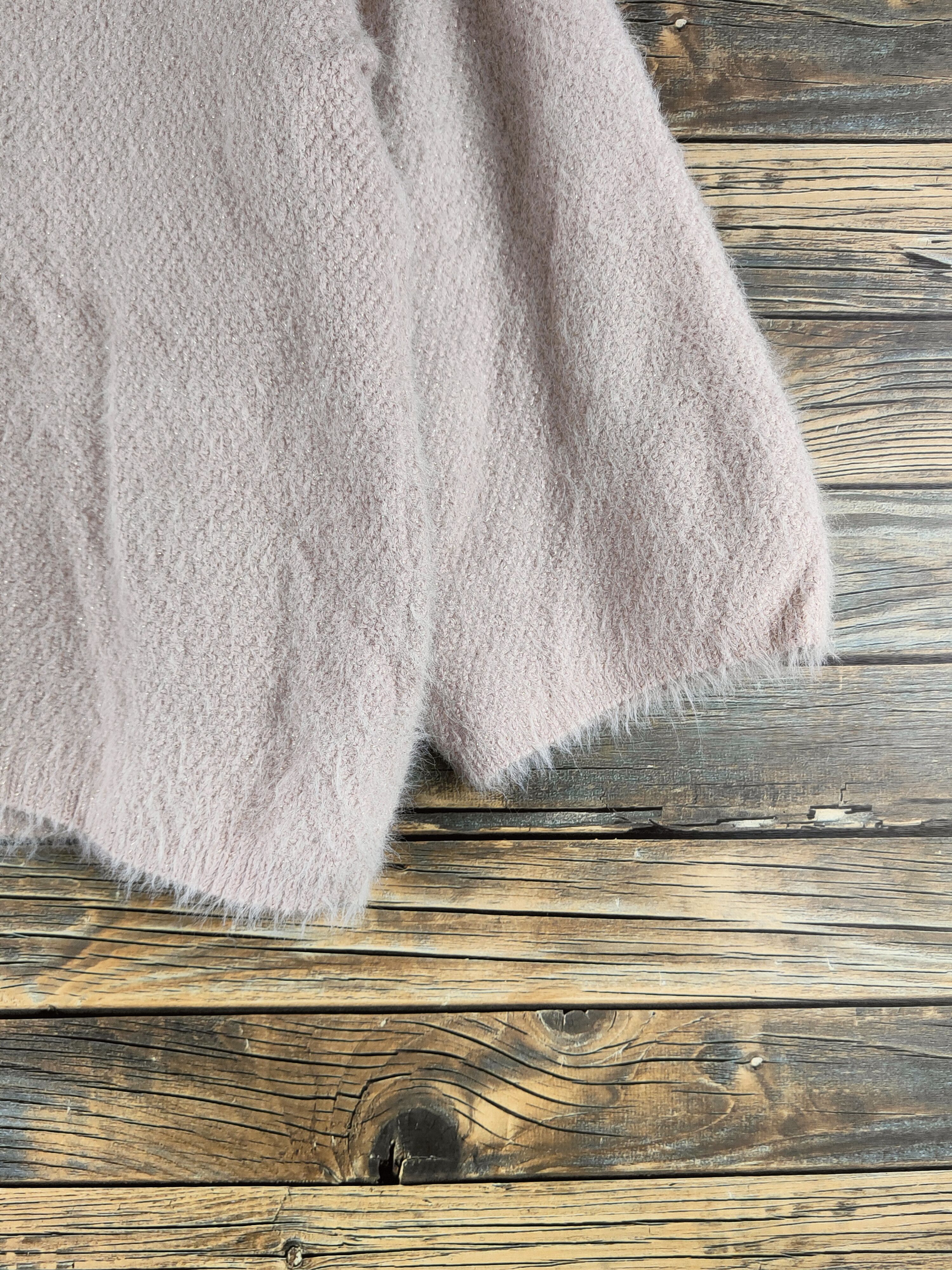 Japanese Brand DL Persodea Peach Fur Mohair Knitwear #46-482 Size M / US 6-8 / IT 42-44 - 6 Thumbnail