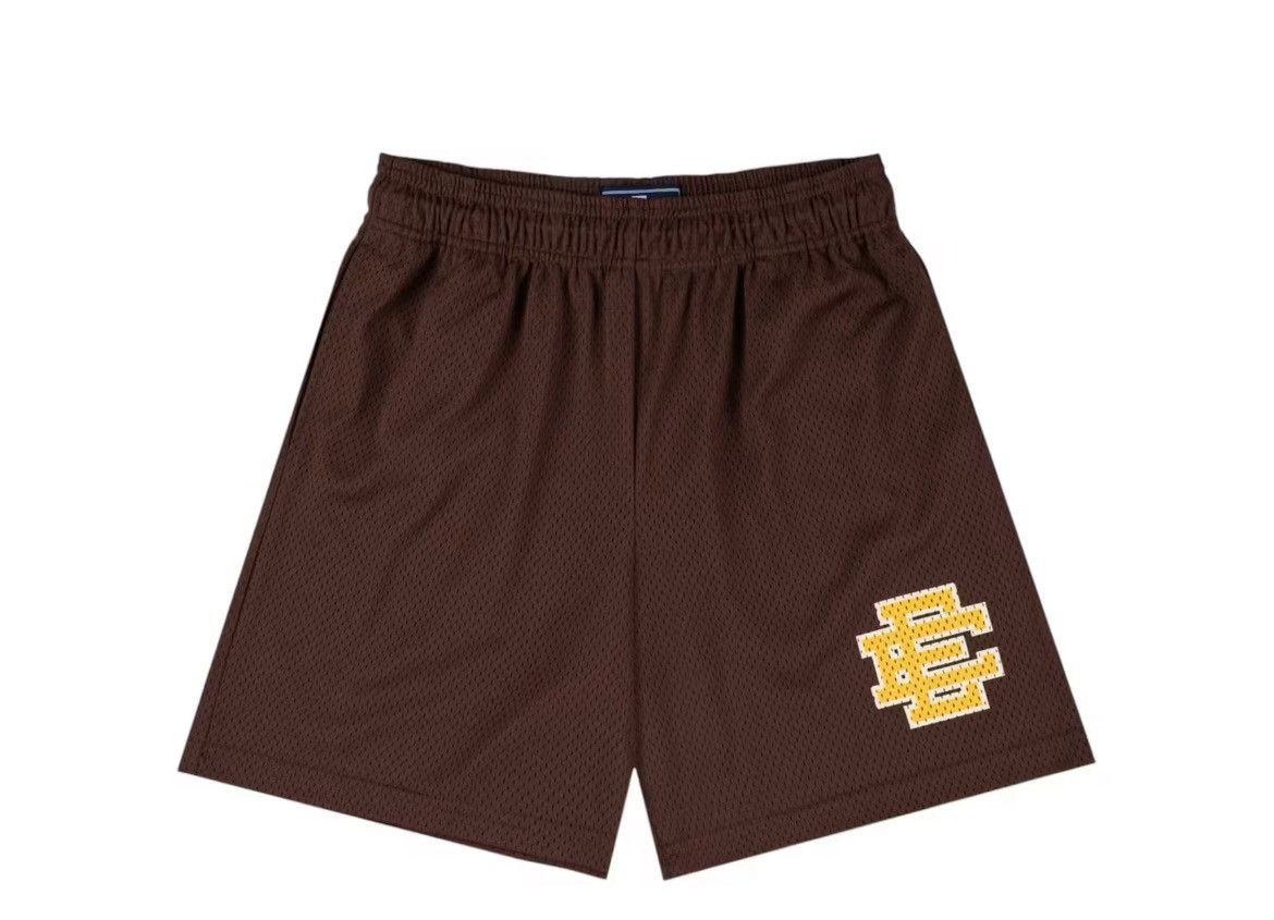 Eric Emanuel Eric Emanuel EE shopping bag brown w yellow shorts medium Size US 30 / EU 46 - 1 Thumbnail