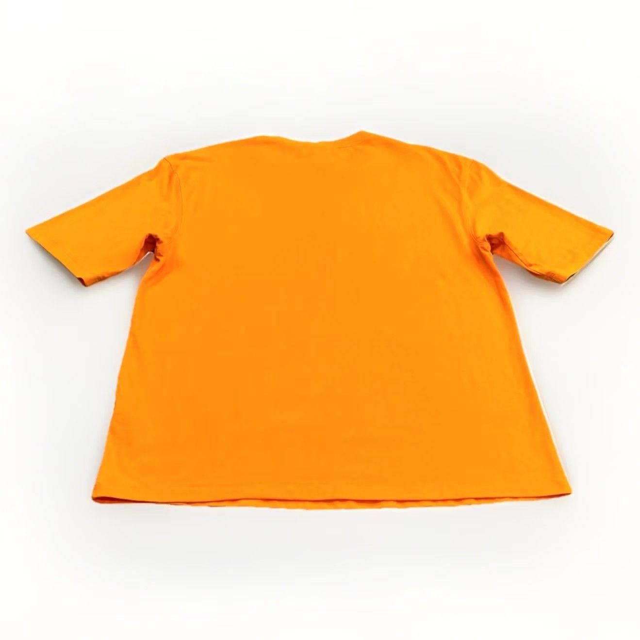 Adidas Adidas T Shirt Orange Women UK10 Loose Relaxed Fit Summer 2022 Casual Crew Neck Short Sleeve Pullover Cotton Jersey Size L / US 10 / IT 46 - 2 Thumbnail
