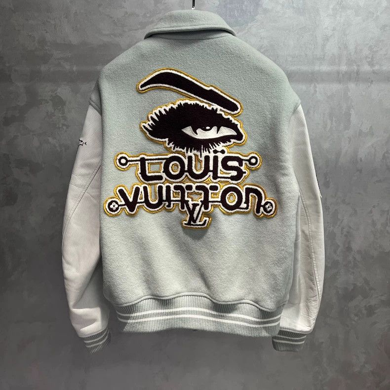 Louis Vuitton Louis Vuitton Green devil's eye monogram logo baseball jac Size US M / EU 48-50 / 2 - 5 Thumbnail