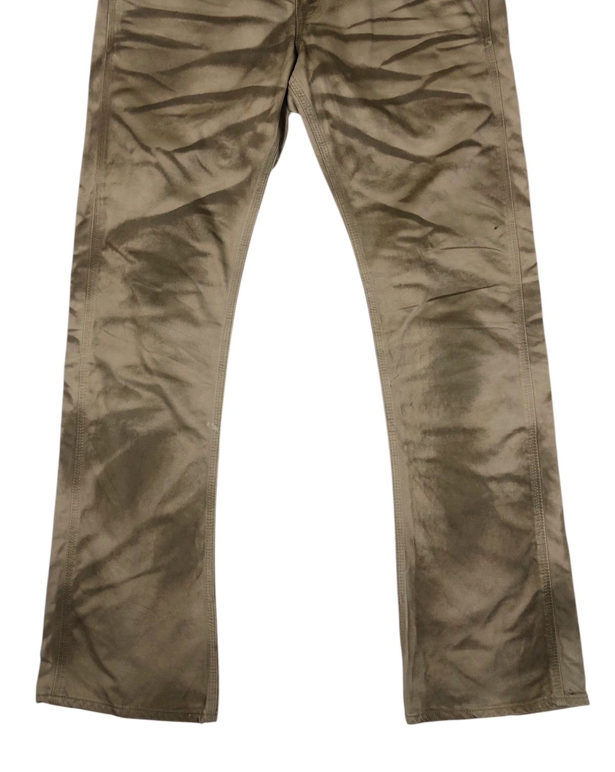 Japanese Brand Flare Blue Ways Rusty Washed Casual Pants Size US 34 / EU 50 - 4 Thumbnail
