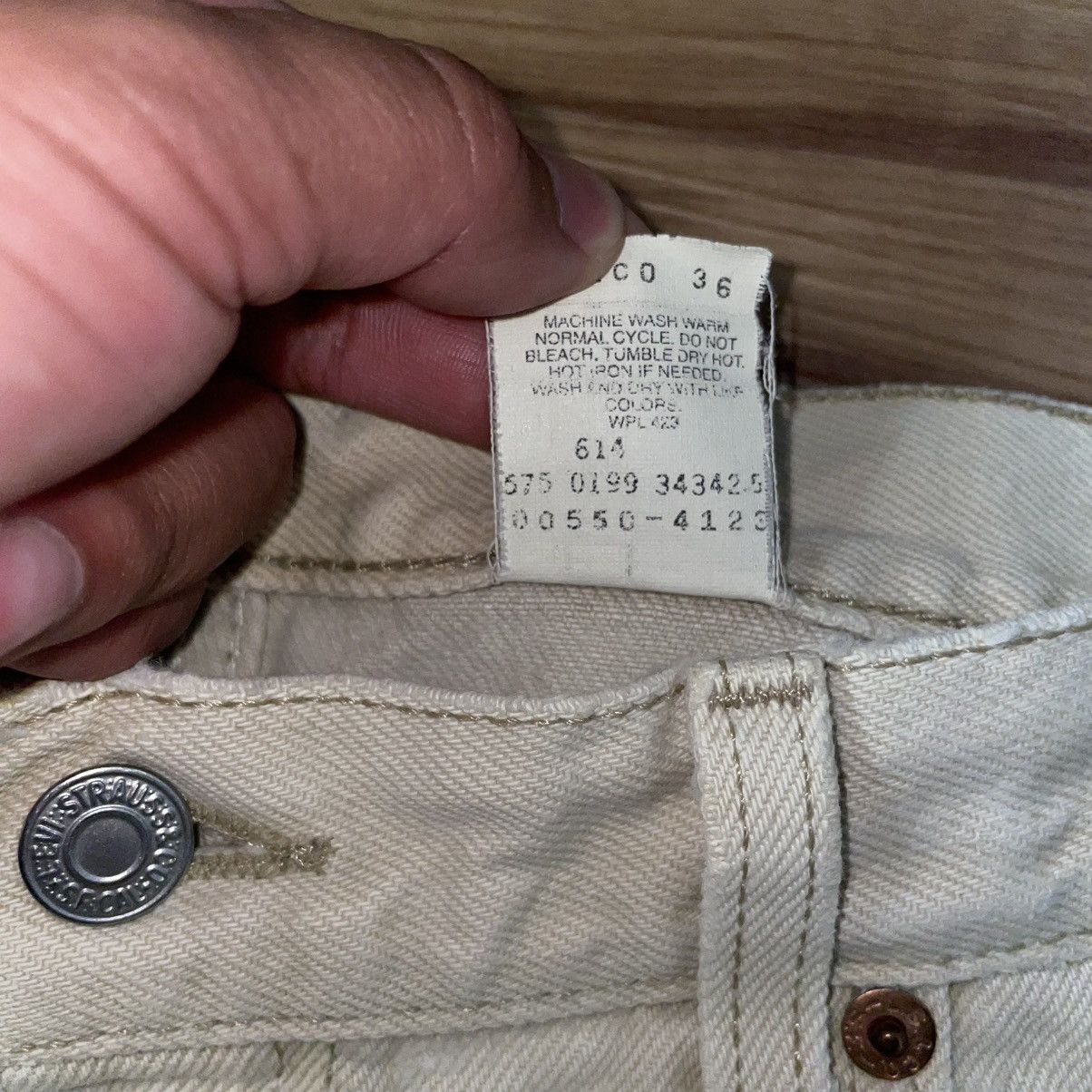 Levi's Levi’s Made in USA cream 550 Size US 36 / EU 52 - 6 Thumbnail