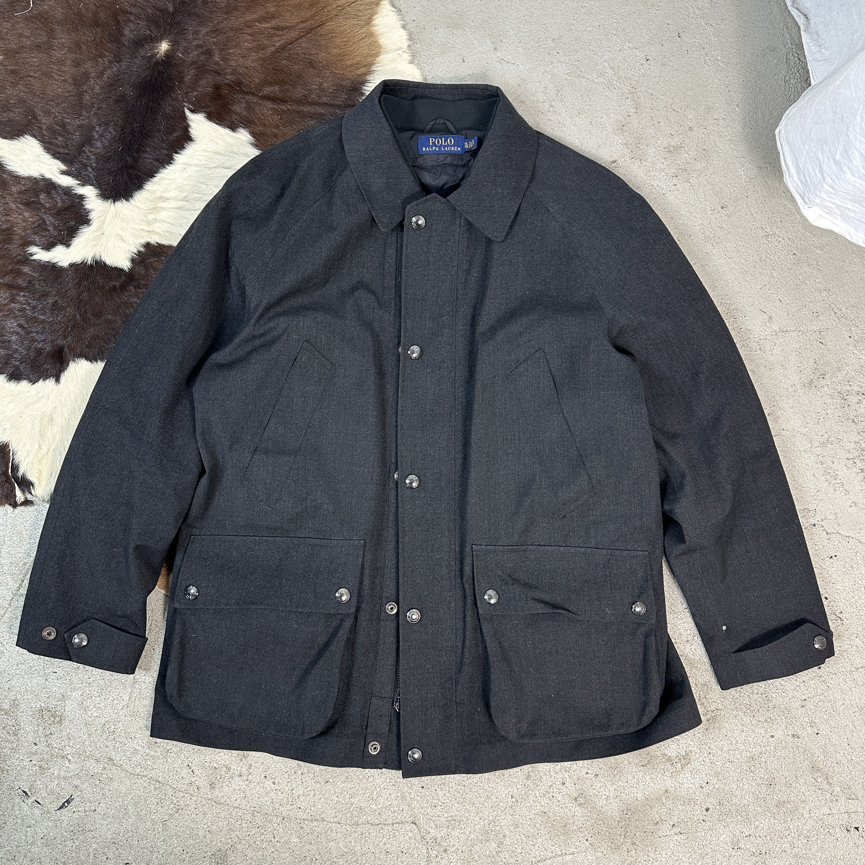 Polo Ralph Lauren × Vintage Vintage Casual Y2K Polo Ralph Lauren Raincoat + Down Jacket Size US L / EU 52-54 / 3 - 5 Thumbnail