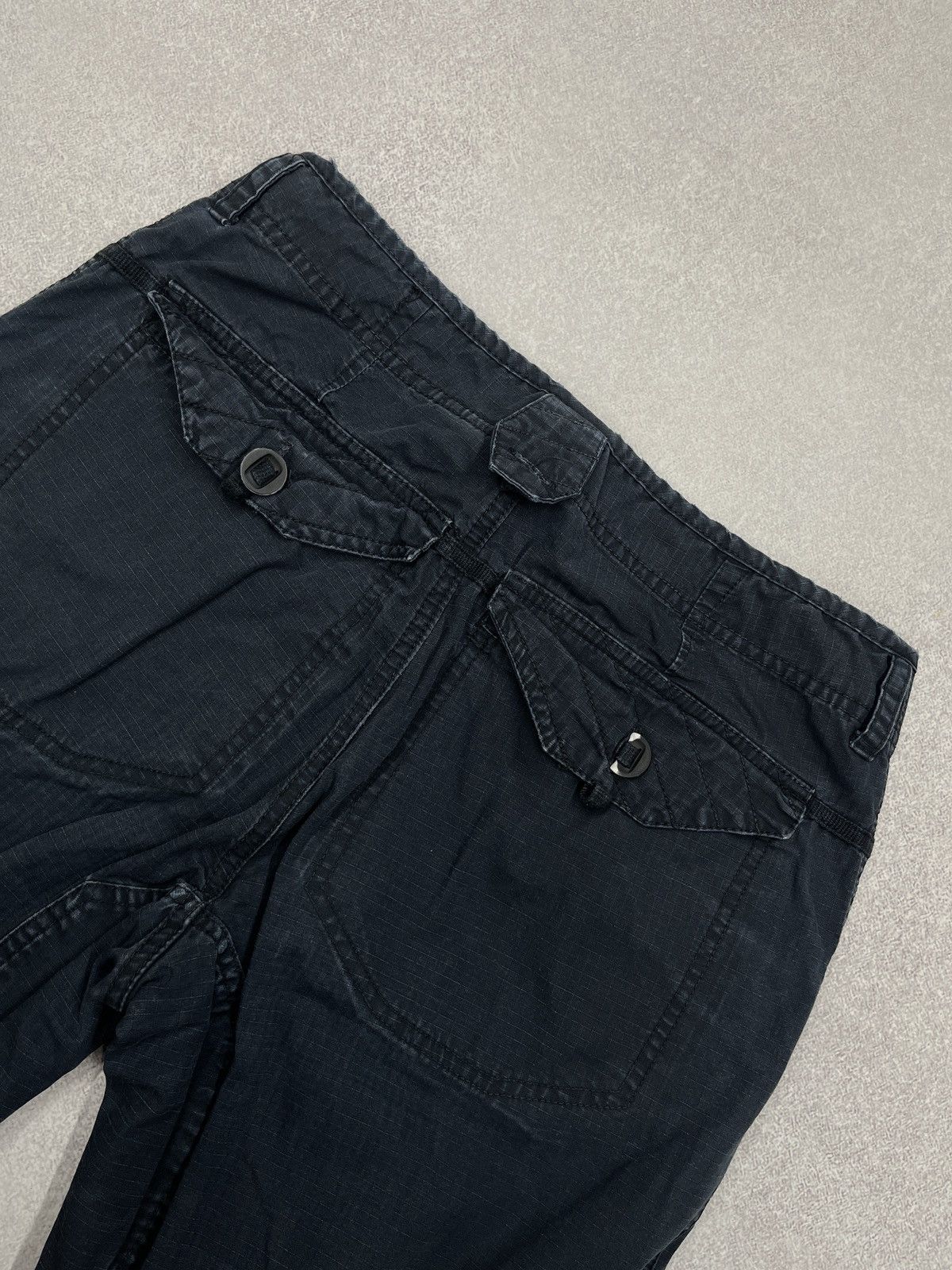 Nike Vintage Nike Cargo Distressed Pants Navy Drill Y2K ACG TN Size US 30 / EU 46 - 6 Thumbnail