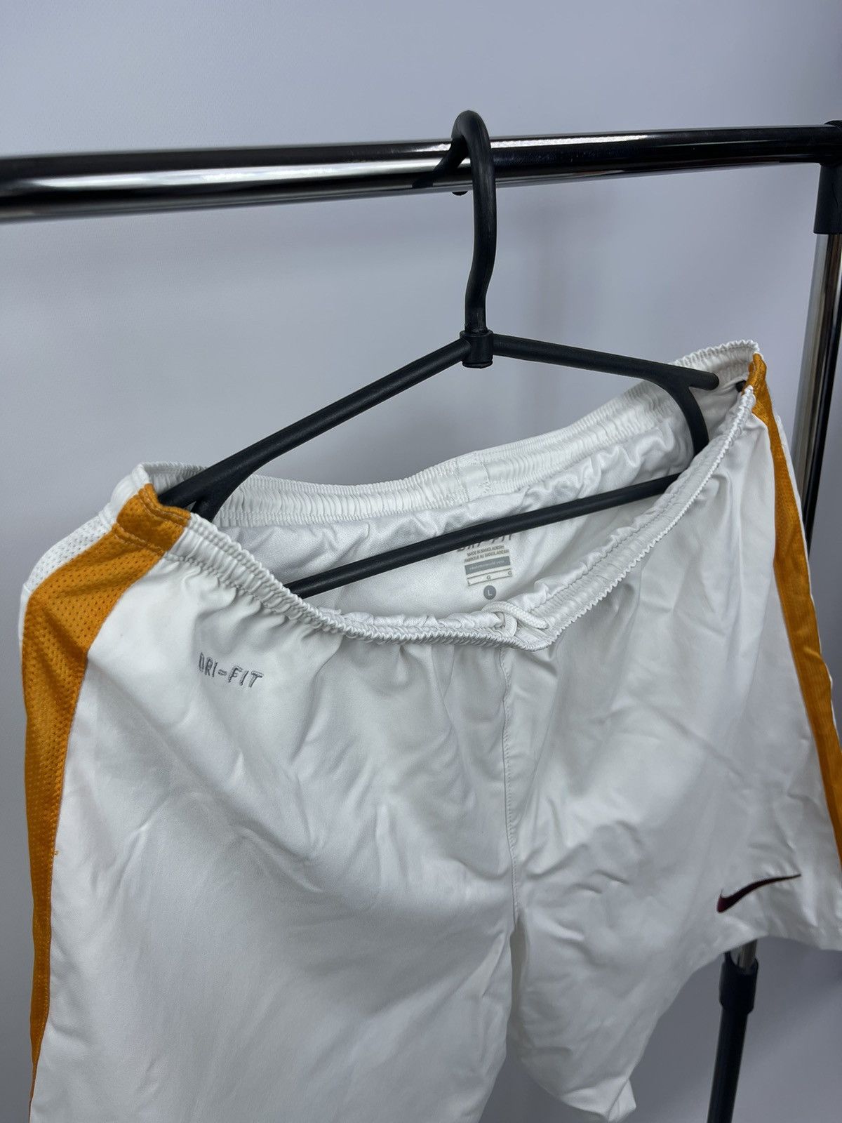 Nike Roma AS Nike White Football Soccer Shorts Size L Size US 34 / EU 50 - 4 Thumbnail