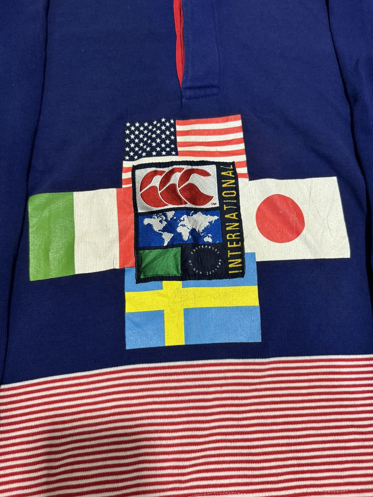 Canterbury of New Zealand × Vintage Canterburry New Zealand International Polo Rugby Size US M / EU 48-50 / 2 - 3 Thumbnail