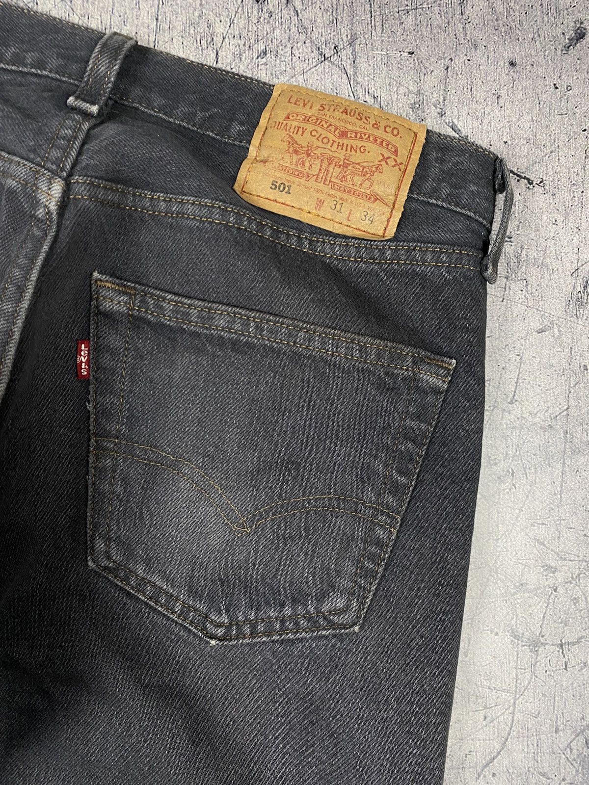Levi's × Vintage Vintage 90s Levi’s 501 Made In USA Jeana Denim Pants Size US 31 - 4 Thumbnail