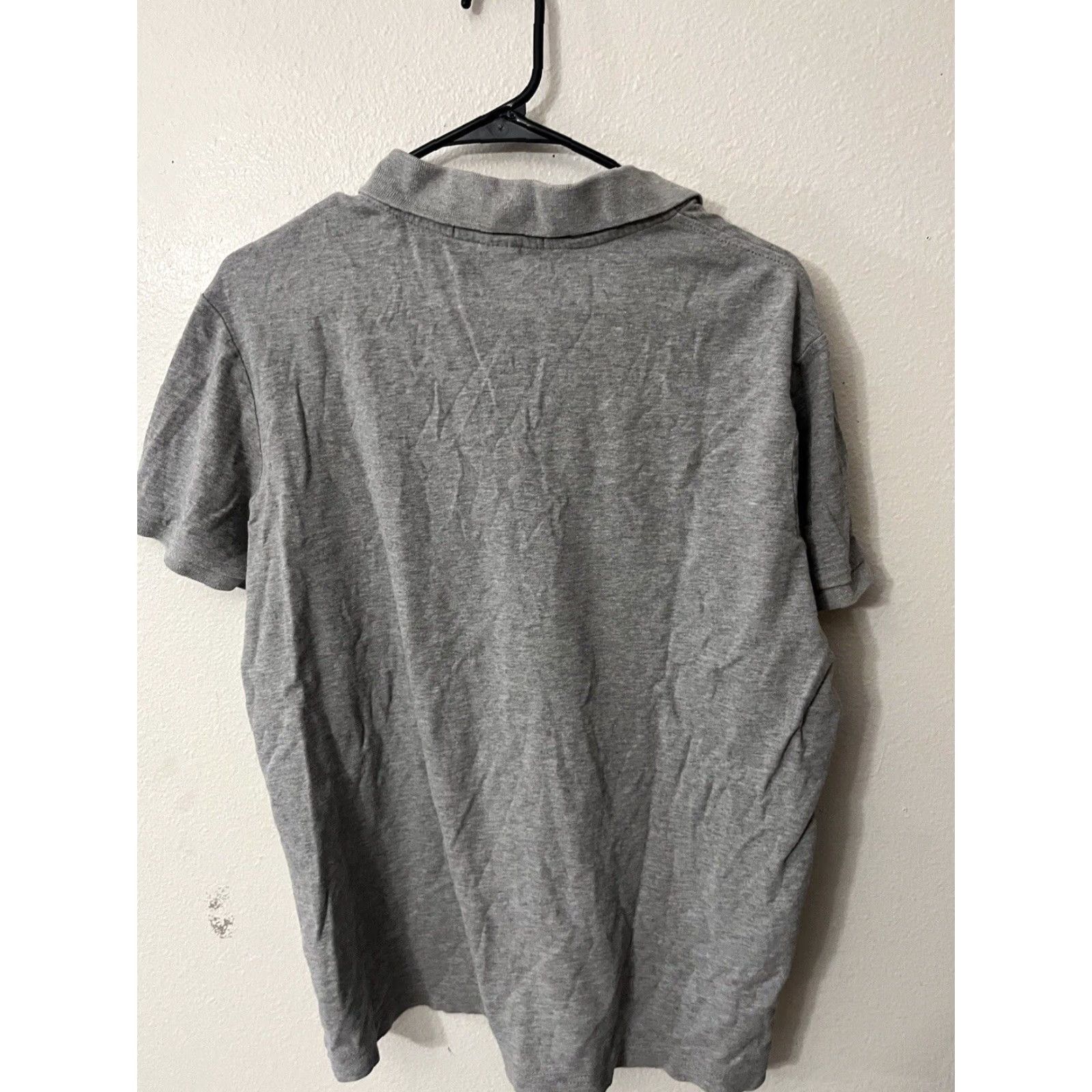 U.S. Polo Assn. U.S. Polo Assn. Luxury Feel Men's Large Polo Shirt Gray Logo Short Sleeve Collared Button Closure 100% Cotton Size US L / EU 52-54 / 3 - 4 Thumbnail