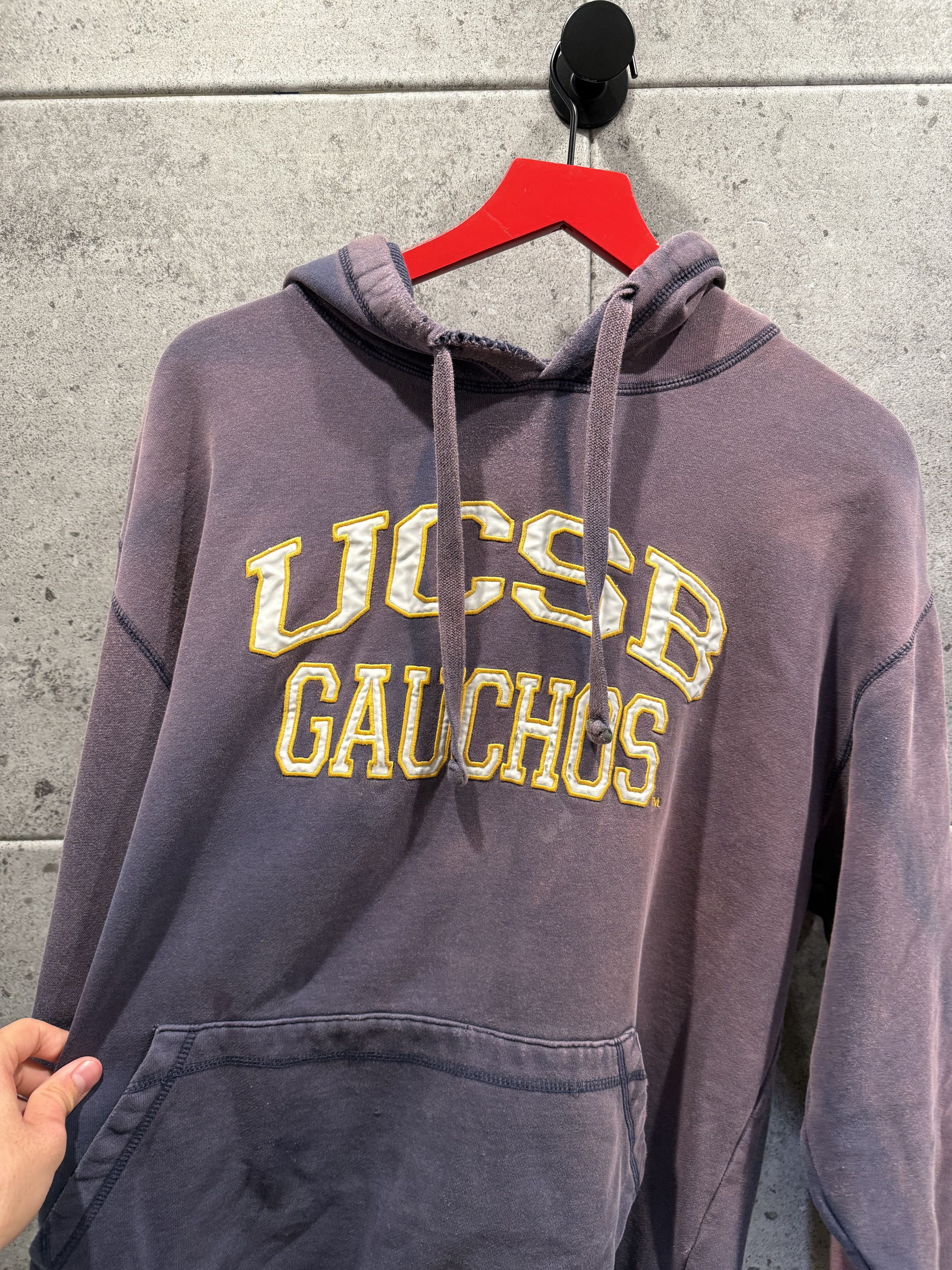 Vintage Vintage thrashed sun faded UCSB hoodie Size US XL / EU 56 / 4 - 8 Thumbnail