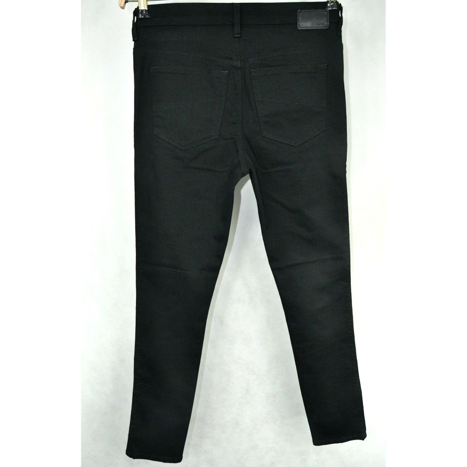 Diesel Diesel Skinzee High 0813E Stretch Super Slim Skinny High Waist W29/L30 Jeans Women Slim Stretch Black 93%Cotton 5%Polyester 2%Elastane Size ONE SIZE - 3 Thumbnail