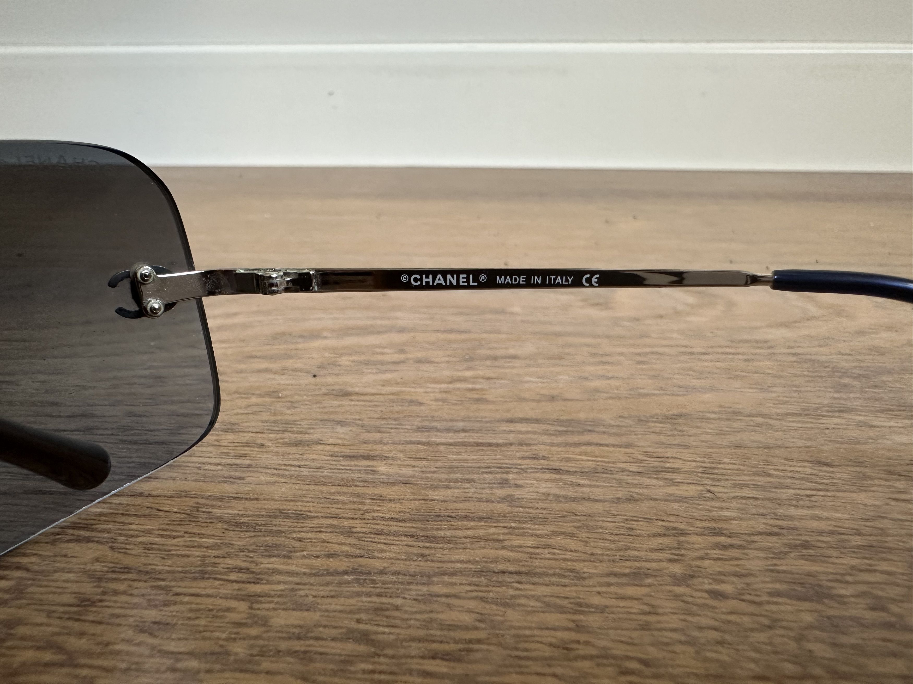 Chanel Chanel sunglasses rimless frame Dark Blue Size ONE SIZE - 5 Thumbnail