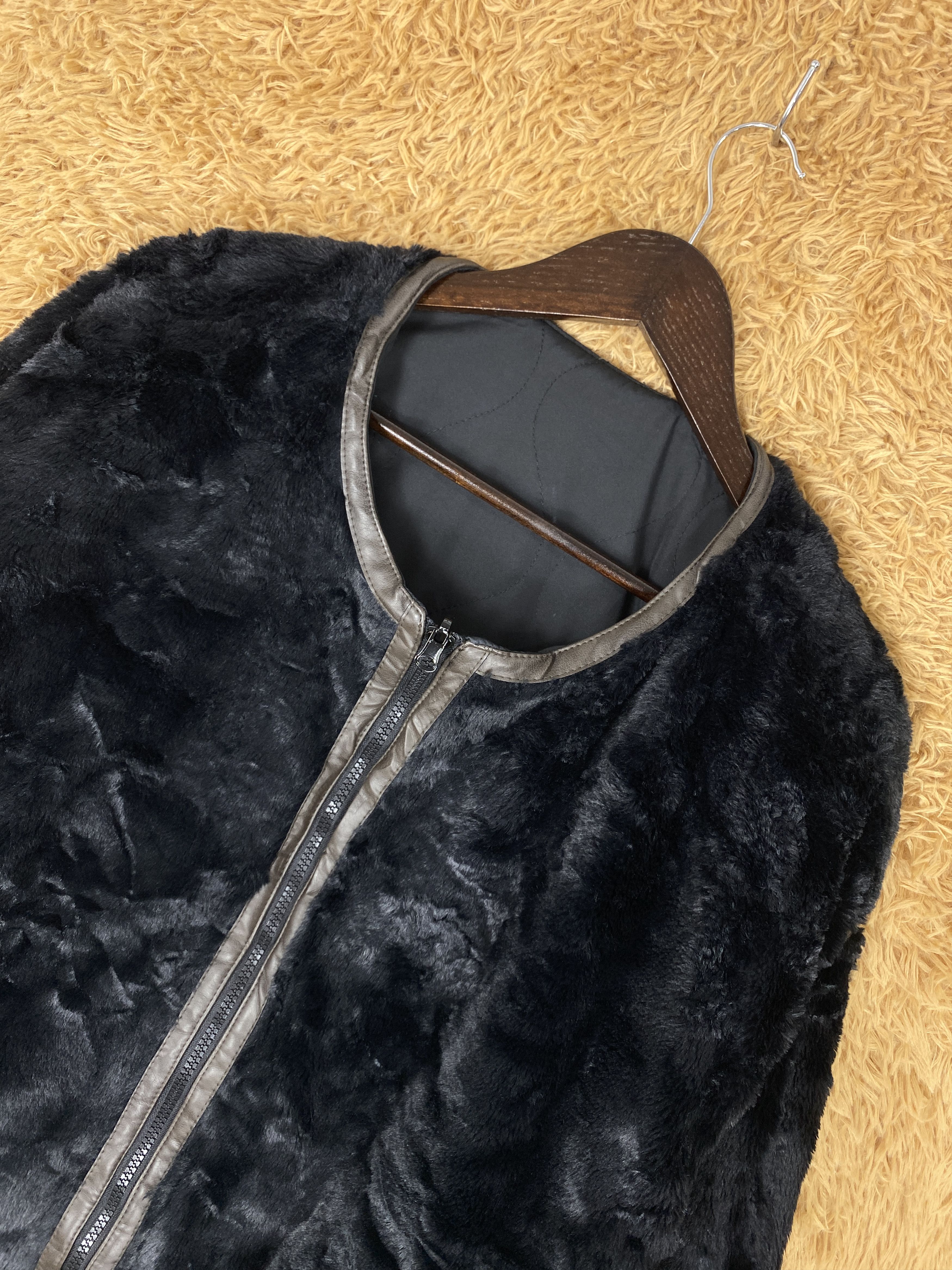 Japanese Brand × Vintage Vintage Reversible Fleece Black Jacket Size US L / EU 52-54 / 3 - 7 Thumbnail