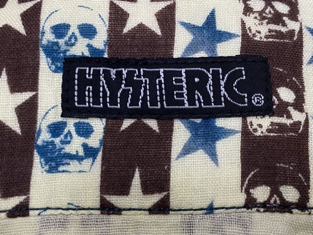 Hysteric Glamour × Japanese Brand Hysteric Glamour Skull Fullprint Haif Button Ups Size S / US 4 / IT 40 - 9 Thumbnail
