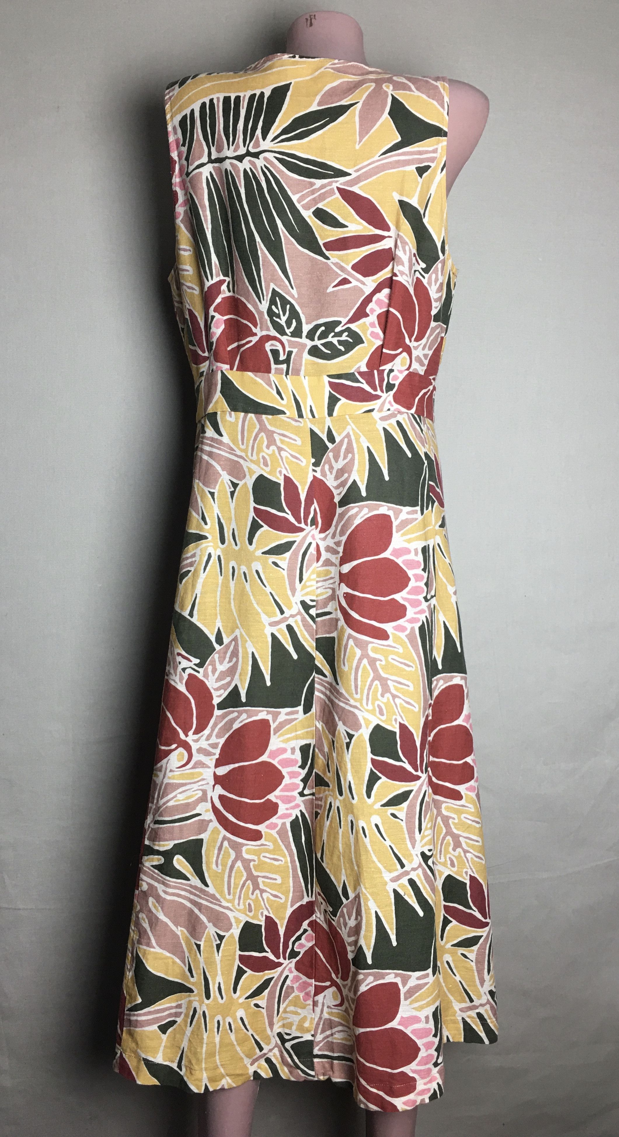 Sezane Sezane Mathilda Linen Blend Floral Dress EU 40 Size M / US 6-8 / IT 42-44 - 5 Thumbnail