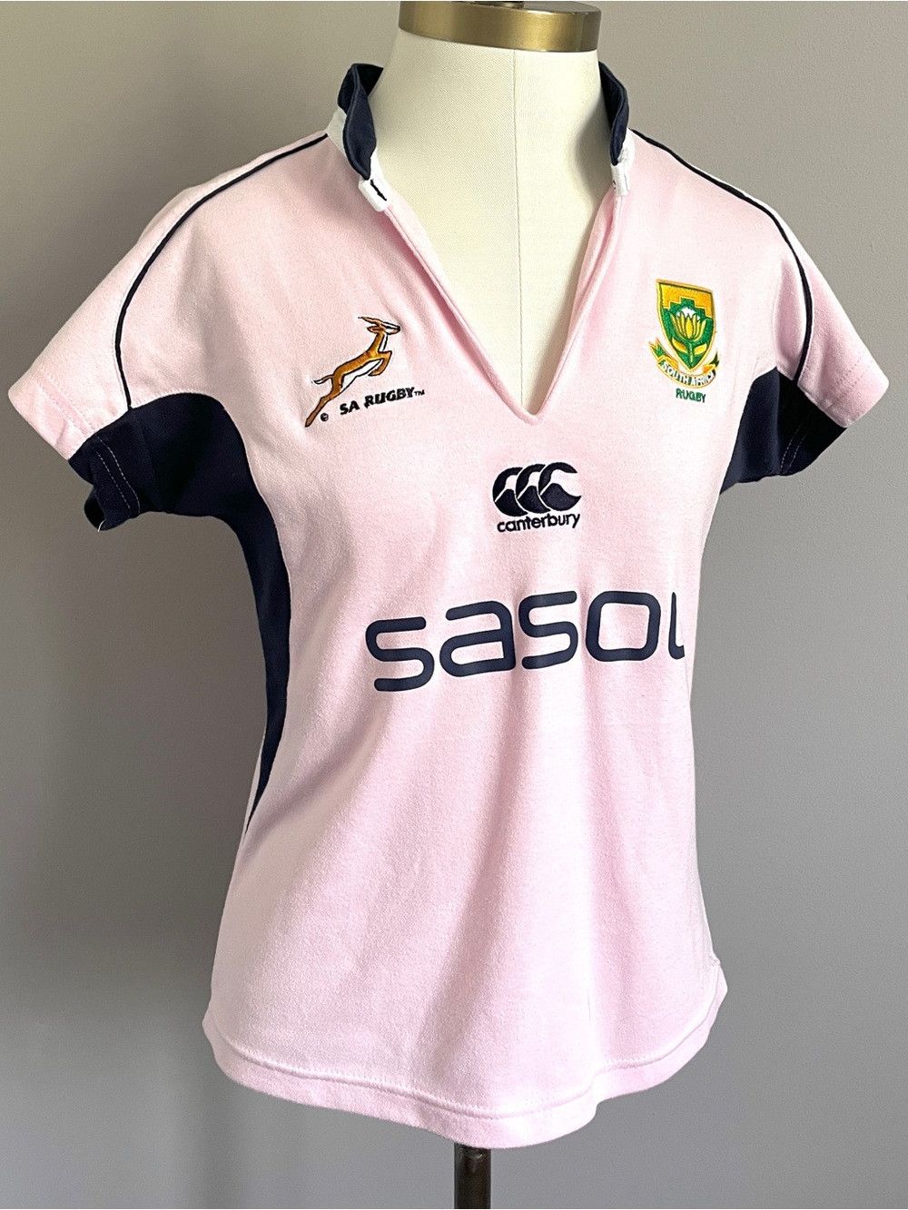 Canterbury of New Zealand Vintage Canterbury South African Springboks Rugby Shirt 🇿🇦 Size M / US 6-8 / IT 42-44 - 2 Thumbnail