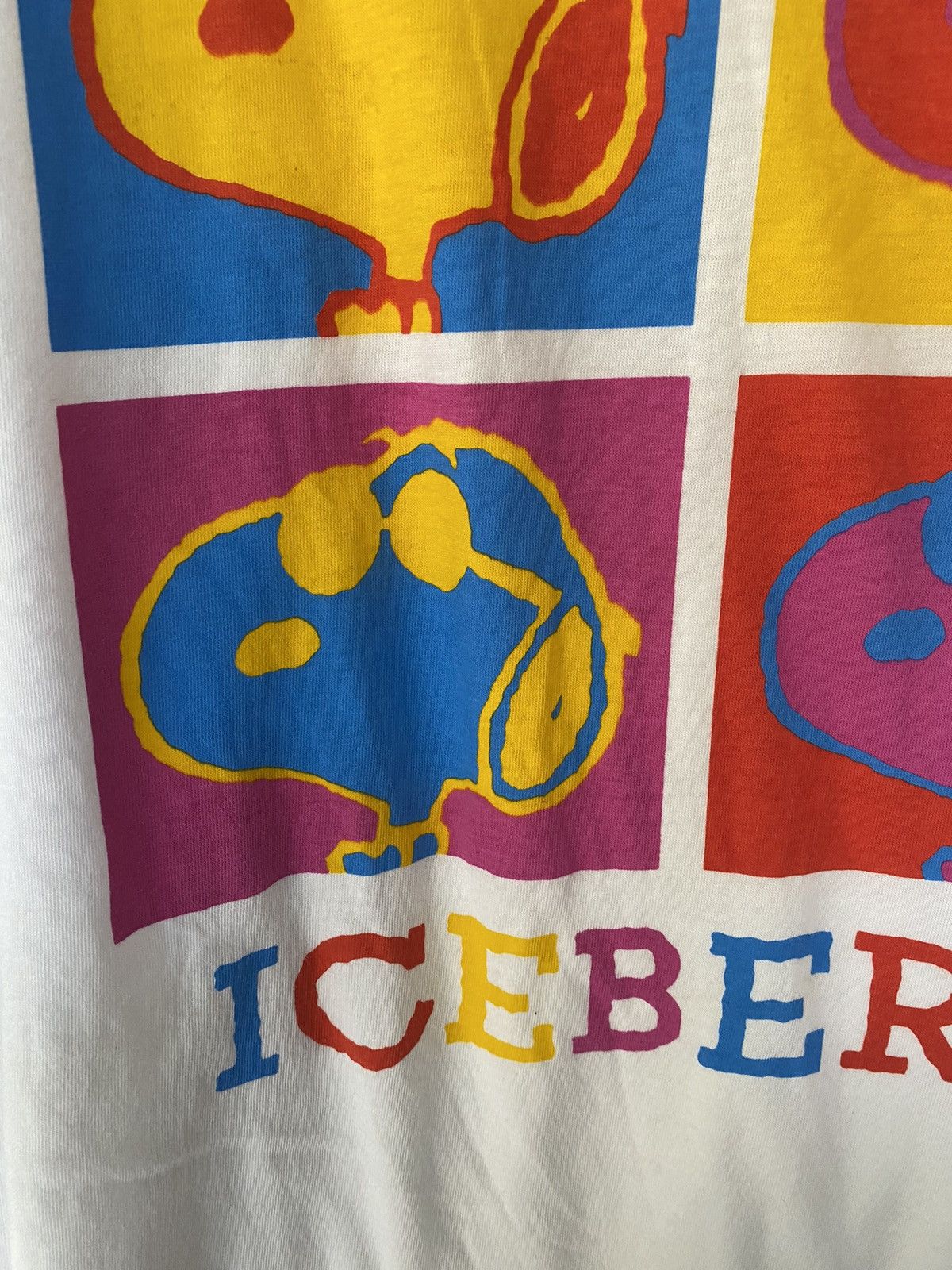 Iceberg × Peanuts 90s Ice Berg X Peanut Andy warhol portrait tee Size US L / EU 52-54 / 3 - 5 Thumbnail