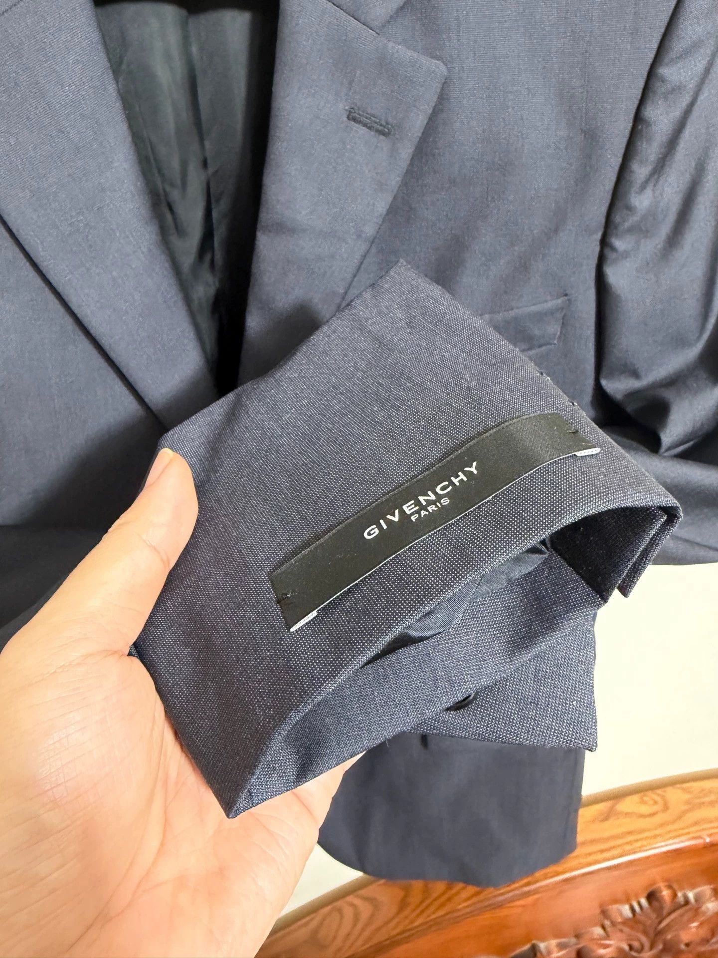 Givenchy Givenchy Navy Slim Fit Suit Jacket 50 Size 50S - 5 Thumbnail
