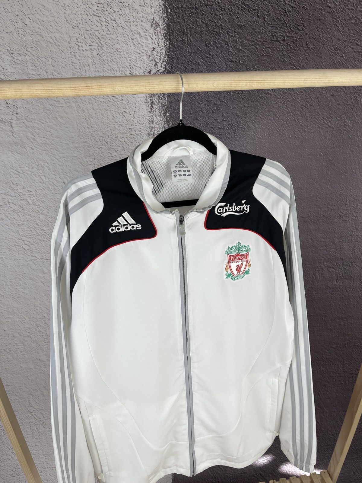 Adidas Adidas Liverpool vintage 2008 track top jacket soccer Size US L / EU 52-54 / 3 - 3 Thumbnail