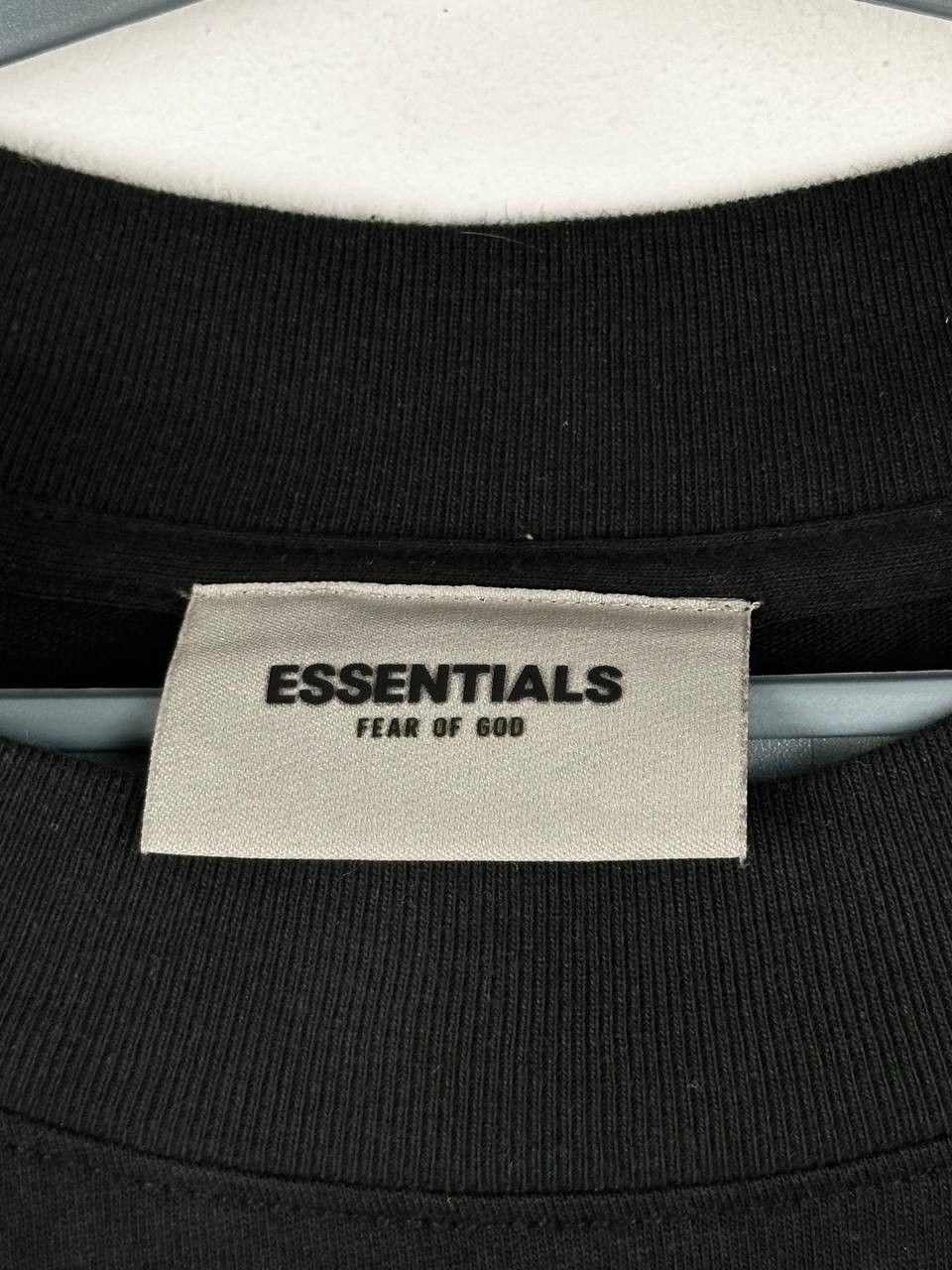 Fear of God Fear of God Essentials Black Longsleeve T Shirt Size US XL / EU 56 / 4 - 5 Thumbnail