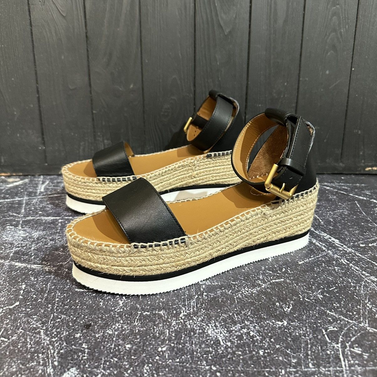 See by Chloe See By Chloé Glyn Platform Sandals Espadrilles Size 39 Size US 9 / IT 39 - 4 Thumbnail