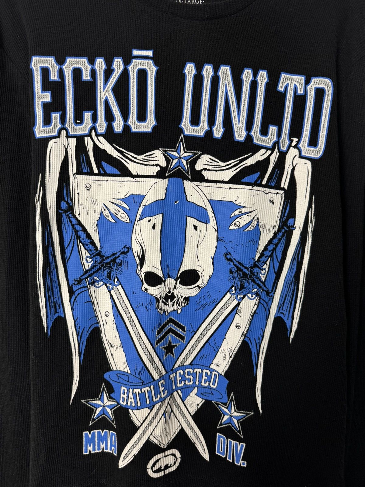 Ecko Unltd. Crazy waffle Ecko Unltd Long sleeve “Battle Tested” Y2K Size US XL / EU 56 / 4 - 5 Thumbnail