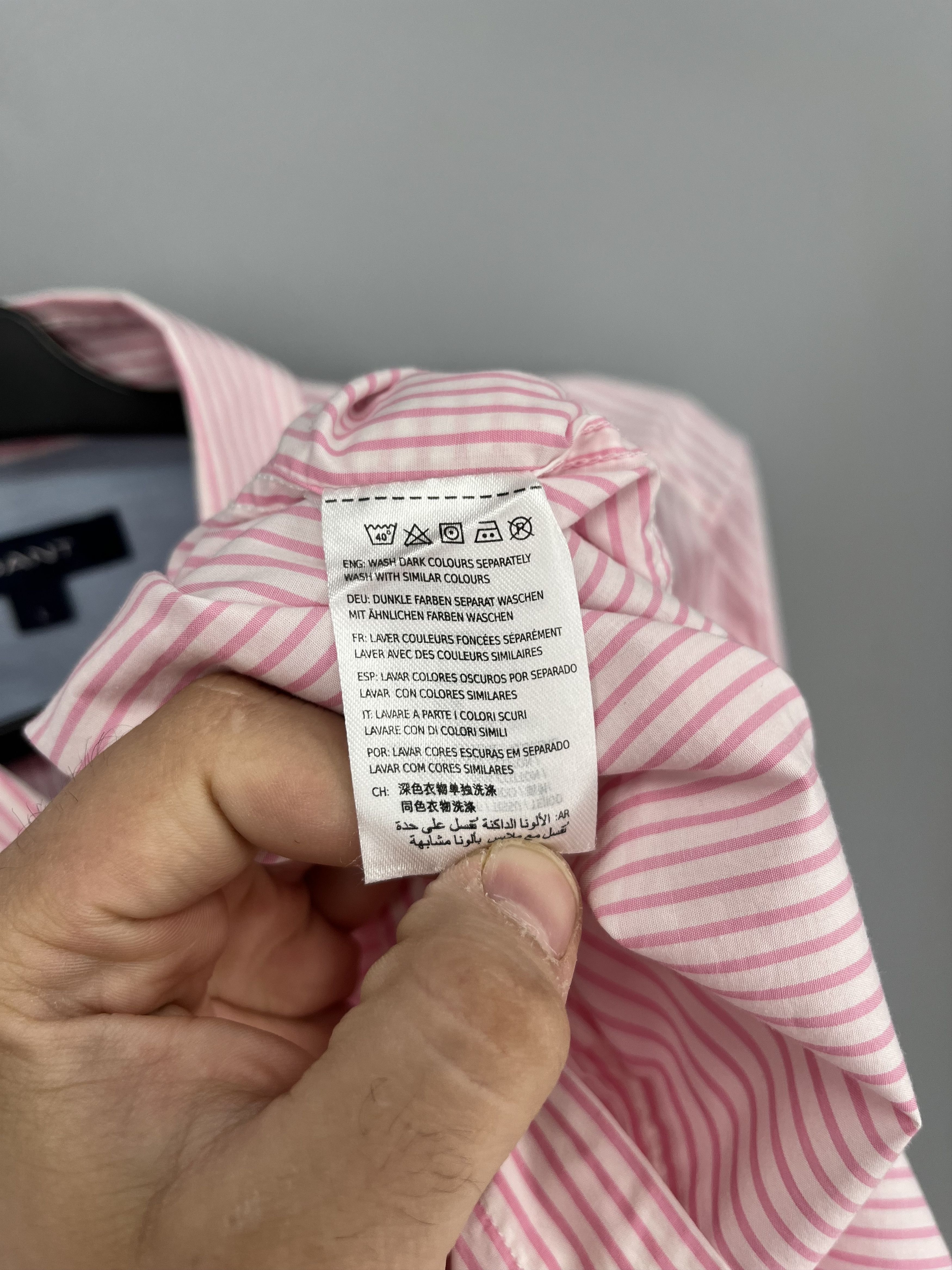 Gant Gant Button Down Shirt Mens L Pink Gingham Check Long Sleeve Size US L / EU 52-54 / 3 - 8 Thumbnail