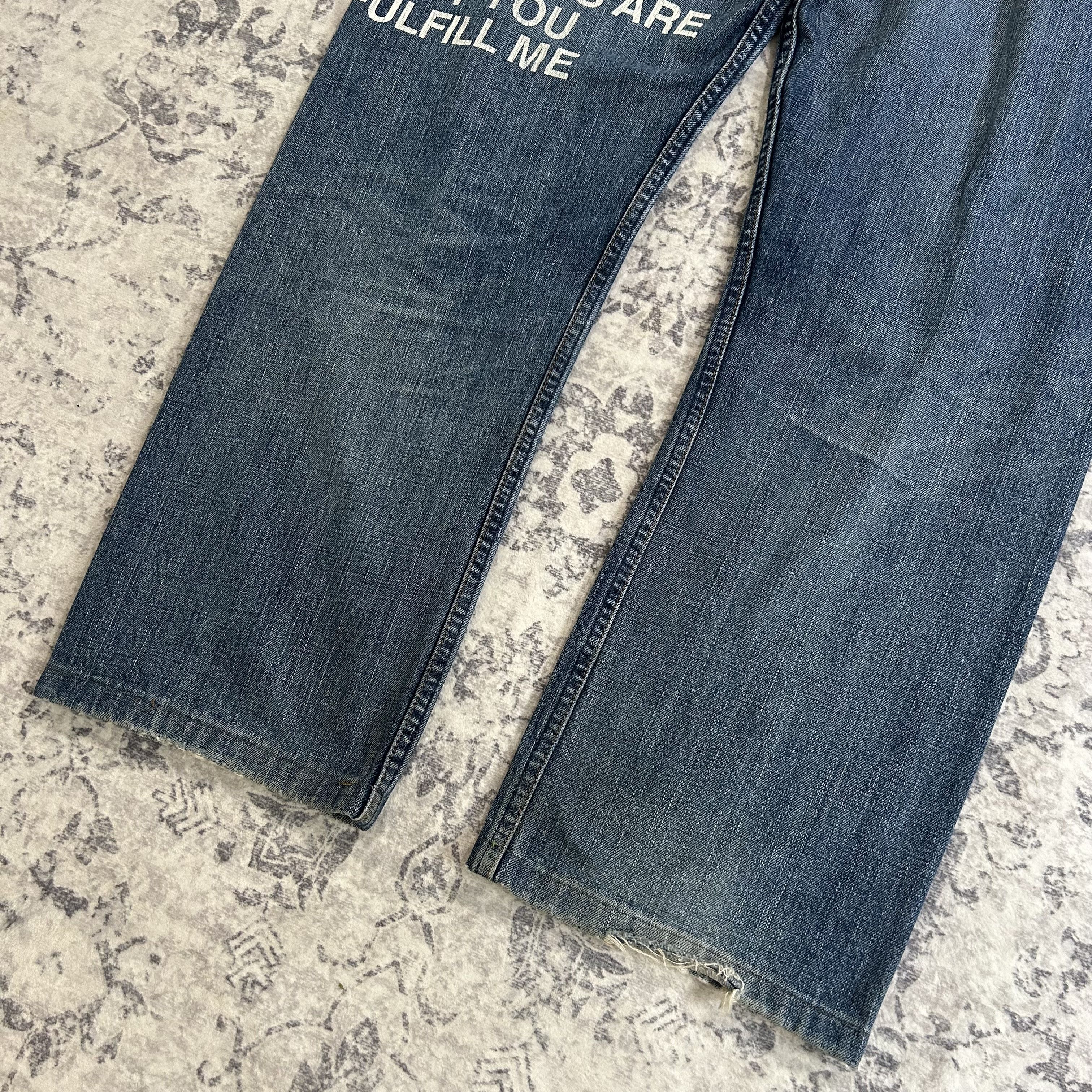 Junya Watanabe Junya Watanabe SS02 Poem Jeans Size US 35 - 3 Thumbnail