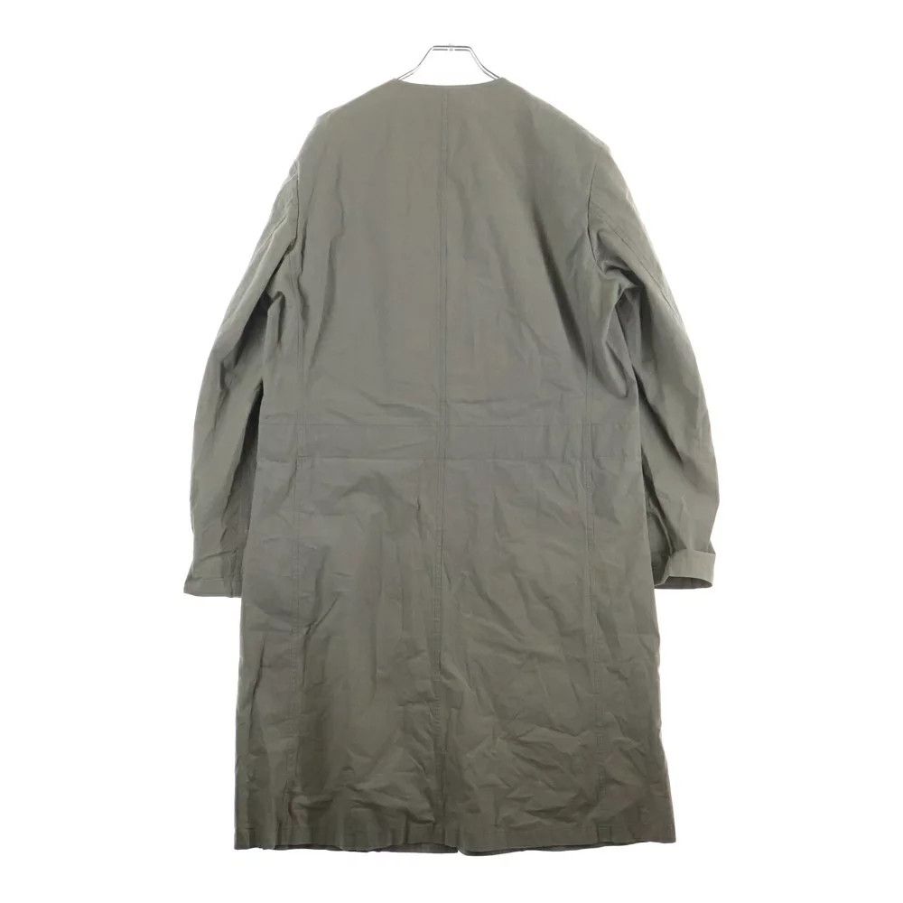 Yohji Yamamoto Yohji Yamamoto POUR HOMME 10AW Collarless Cotton 5B Coat Size US S / EU 44-46 / 1 - 2 Thumbnail