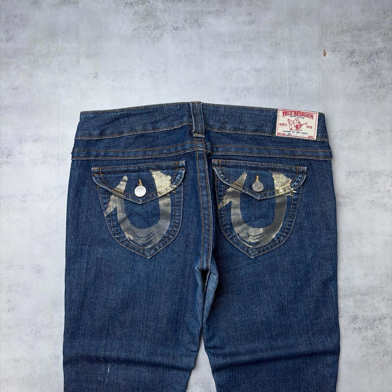True Religion Y2K Blue True Religion Grunge Joey Slim Bootcut Denim Jeans Size 30" / US 8 / IT 44 - 2 Thumbnail