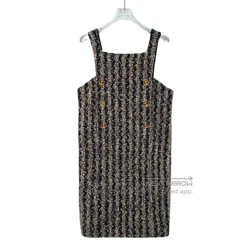 Louis Vuitton Louis Vuitton Brown Wool Dress Size S . Size S / US 4 / IT 40 - 1 Thumbnail