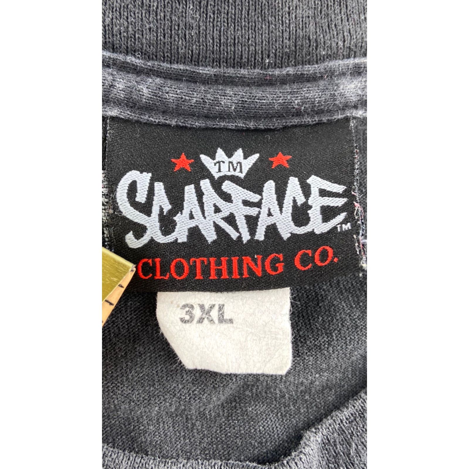 Vintage VINTAGE Scarface Clothing Company Tony Montana Black Graphic Shirt Adult 3XL Crew Neck Short Sleeve 100% Cotton Men Size US XXL / EU 58 / 5 - 6 Thumbnail