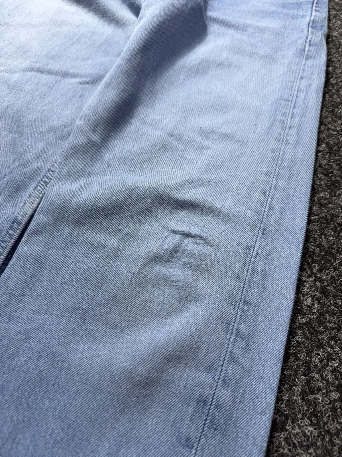 Levi's Vintage Clothing 90s Levi’s 501 USA Distressed Light Wash Straight Leg Jeans Size US 30 / EU 46 - 5 Thumbnail