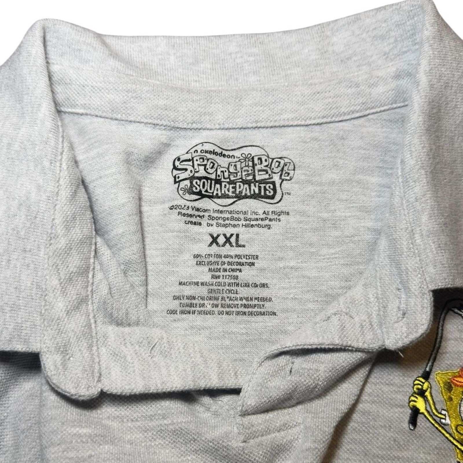 Nickelodeon Spongebob golf polo shirt xxl Size US XXL / EU 58 / 5 - 3 Thumbnail