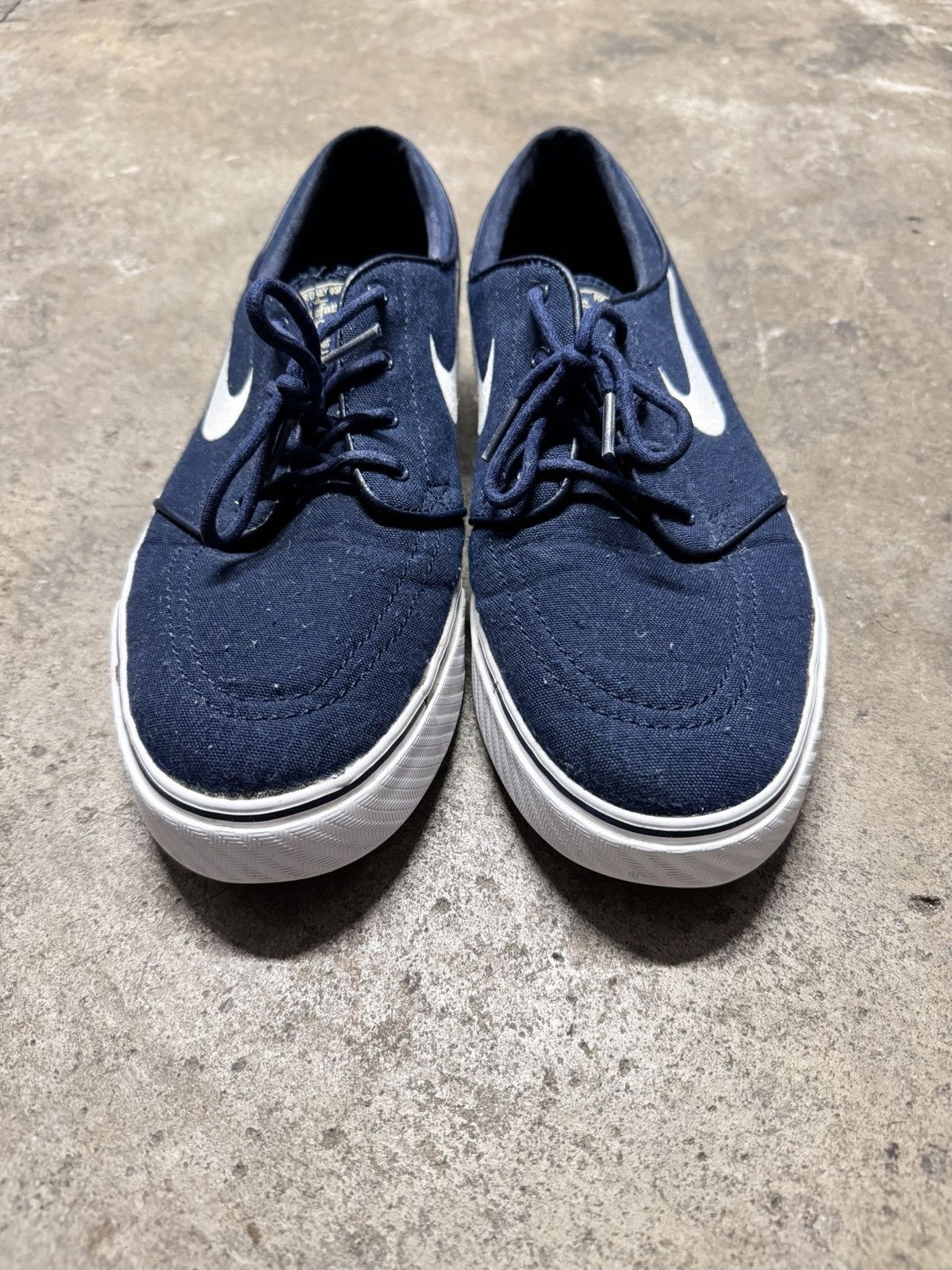 Nike × Nike SB Nike Zoom SB Stefan Janoski Canvas Navy Blue 2013 Size US 11 / EU 44 - 11 Thumbnail