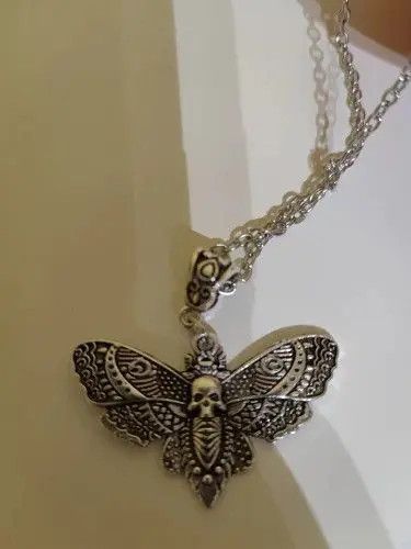 Jewelry Mayumi x Asaka Skull Gothic Butterfly Pendant Necklace Size ONE SIZE - 6 Thumbnail