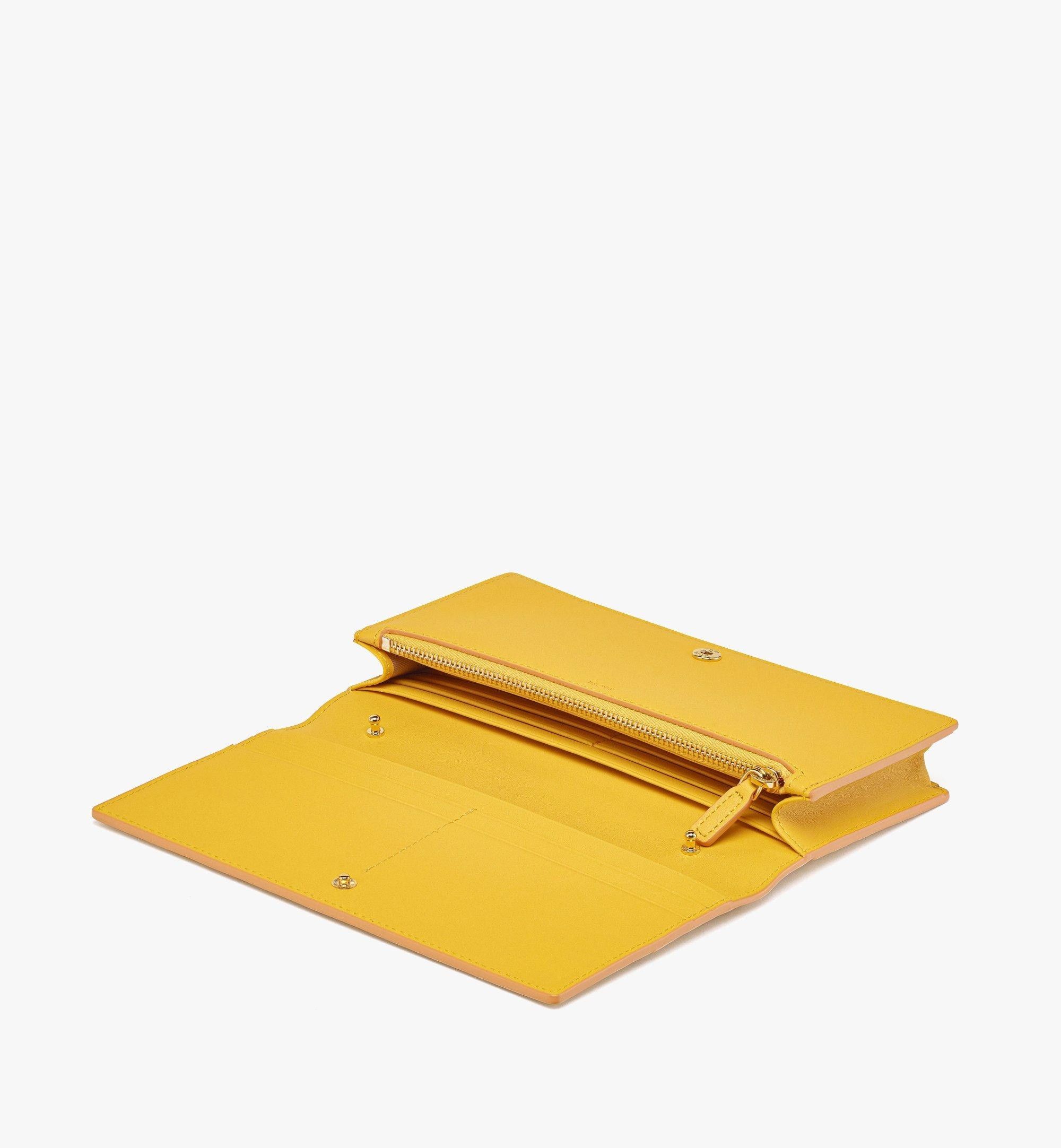 MCM o1mt1gz0725 Size: OS / Fold Large Wallet in Yellow Size ONE SIZE - 4 Thumbnail
