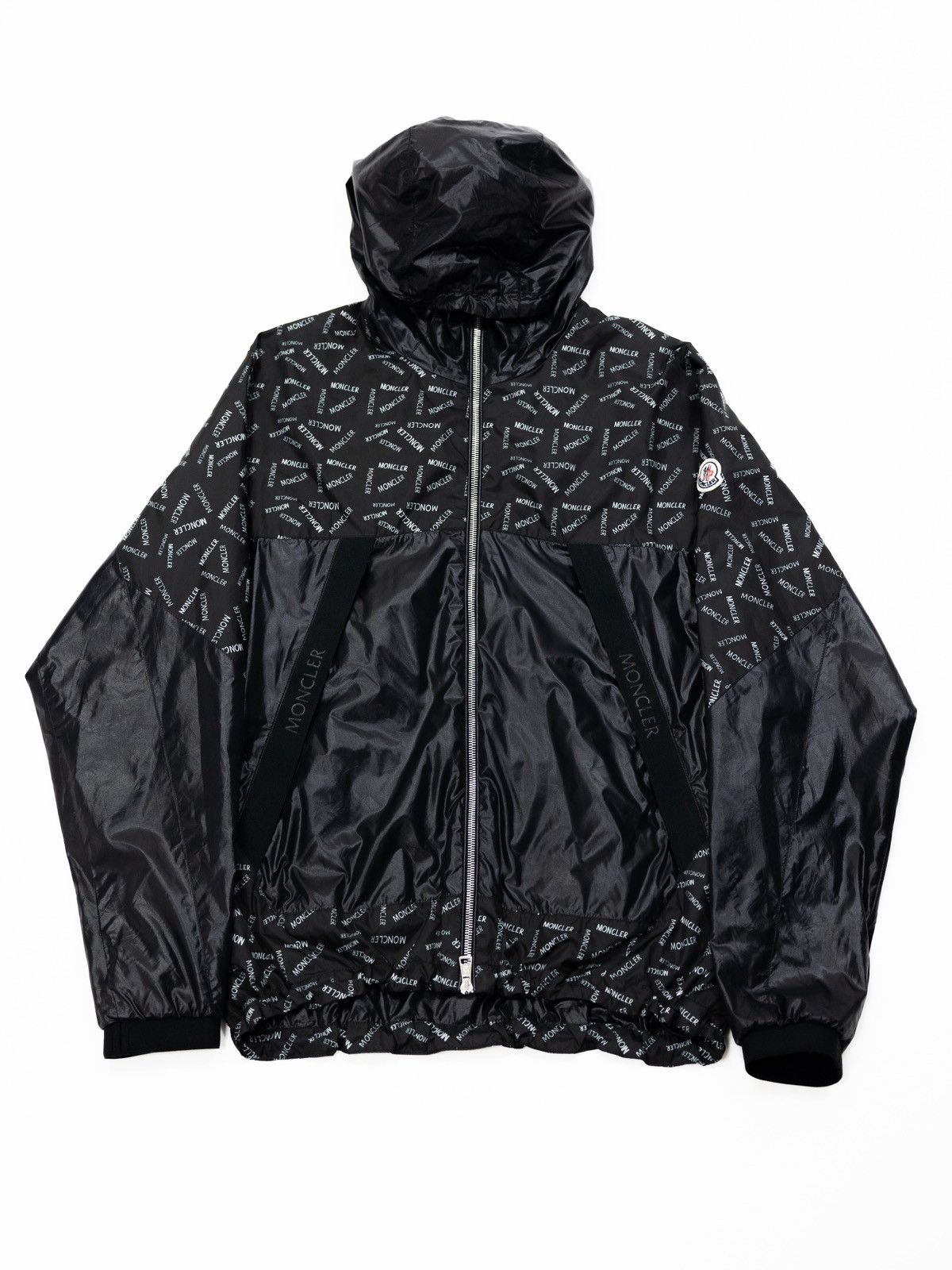 Moncler Moncler Gidayu Logo Print Nylon Jacket Size US L / EU 52-54 / 3 - 1 Thumbnail