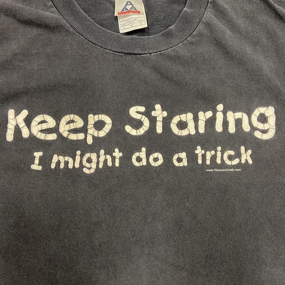 Vintage Vintage Keep Starting I Might Do A Trick Shirt Size US L / EU 52-54 / 3 - 3 Thumbnail