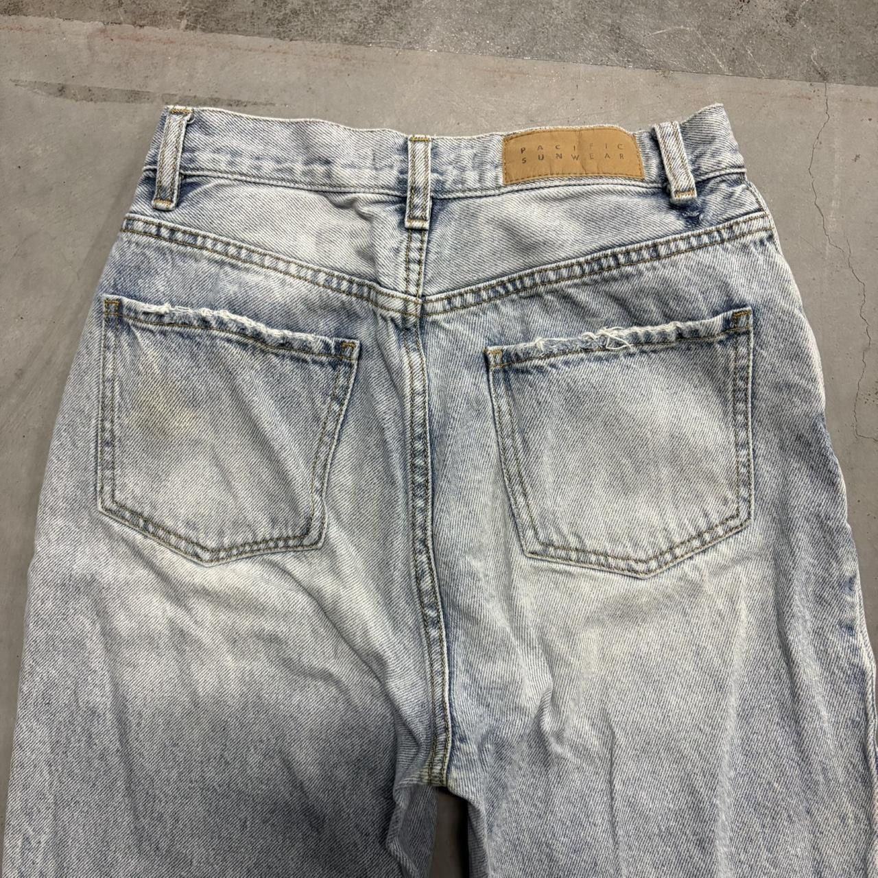 Vintage Crazy Vintage Y2K/2000s Baggy Flared Wideleg Light wash Denim Jeans! Size 25" / US 0 / IT 36 - 5 Thumbnail