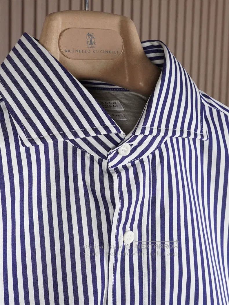 Brunello Cucinelli Brunello Cucinelli Men's Shirt Size US L / EU 52-54 / 3 - 2 Thumbnail
