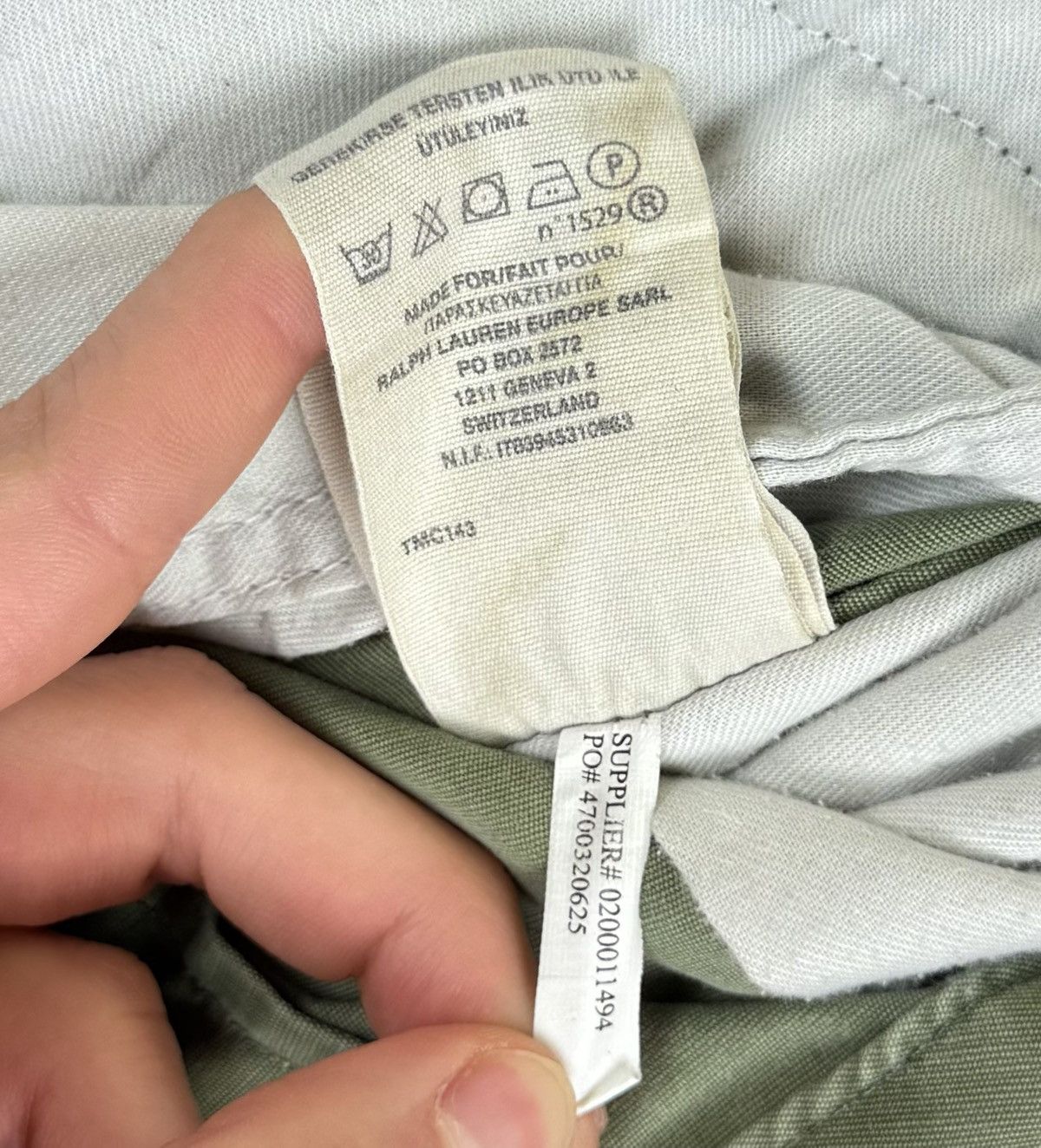 Denim & Supply Ralph Lauren Denim & Supply Ralph Lauren Cargo Pants Khaki Green US Army Size US 33 - 20 Thumbnail