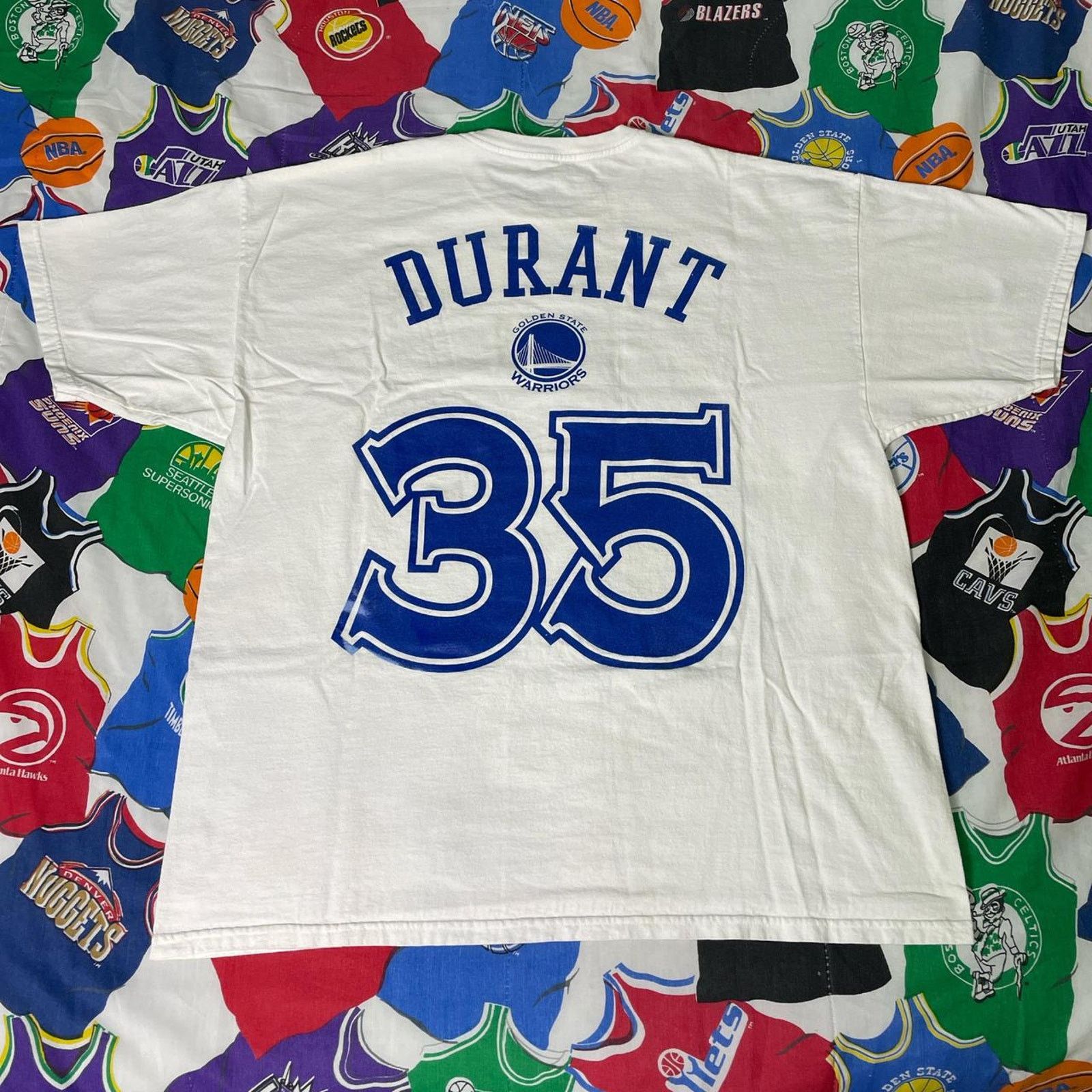 NBA 2017 NBA Kevin Durant Golden State Warriors Finals Tee Size US XL / EU 56 / 4 - 2 Thumbnail