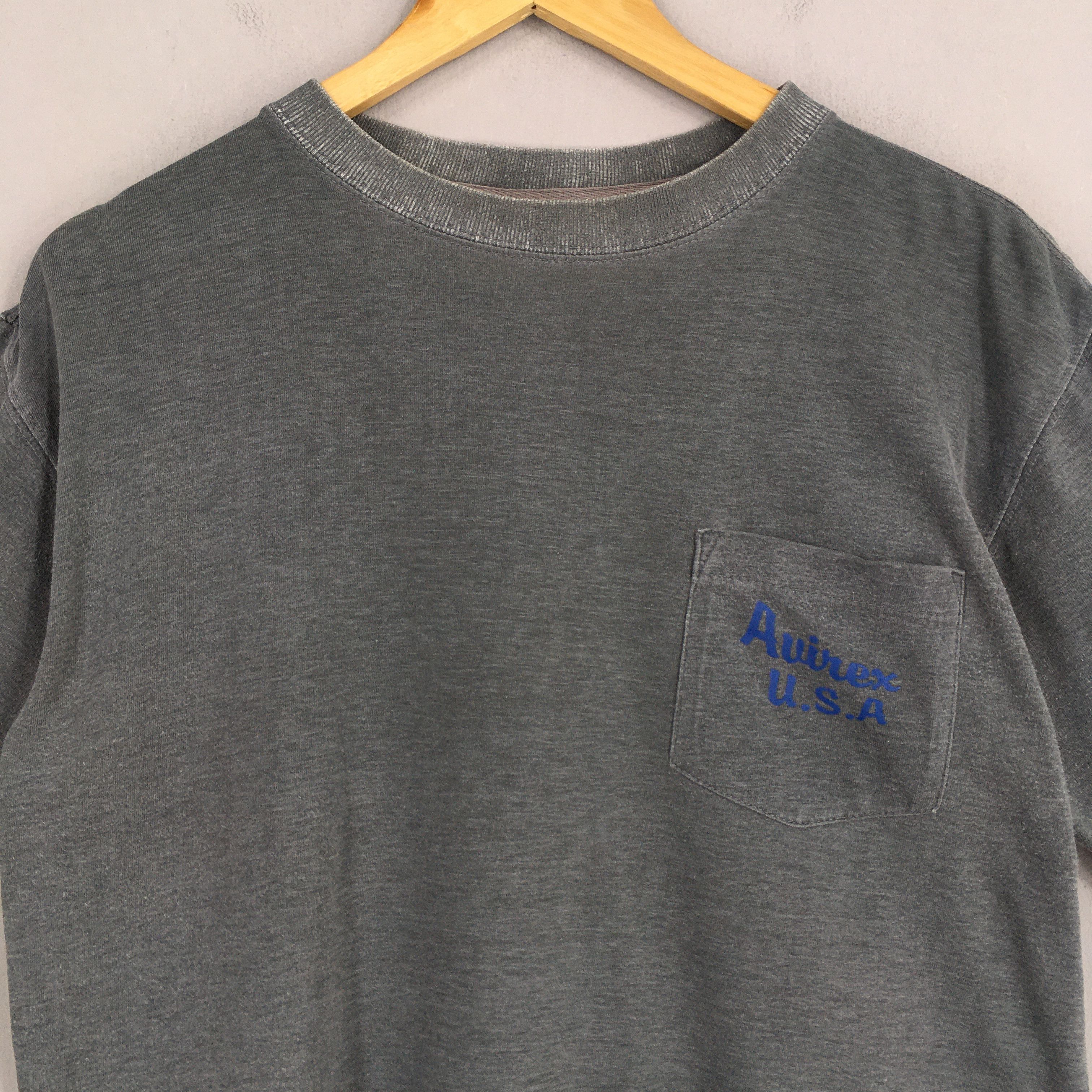 Avirex Vintage Avirex Usa Air Force Usafa Gray T shirt Large Size US L / EU 52-54 / 3 - 4 Thumbnail