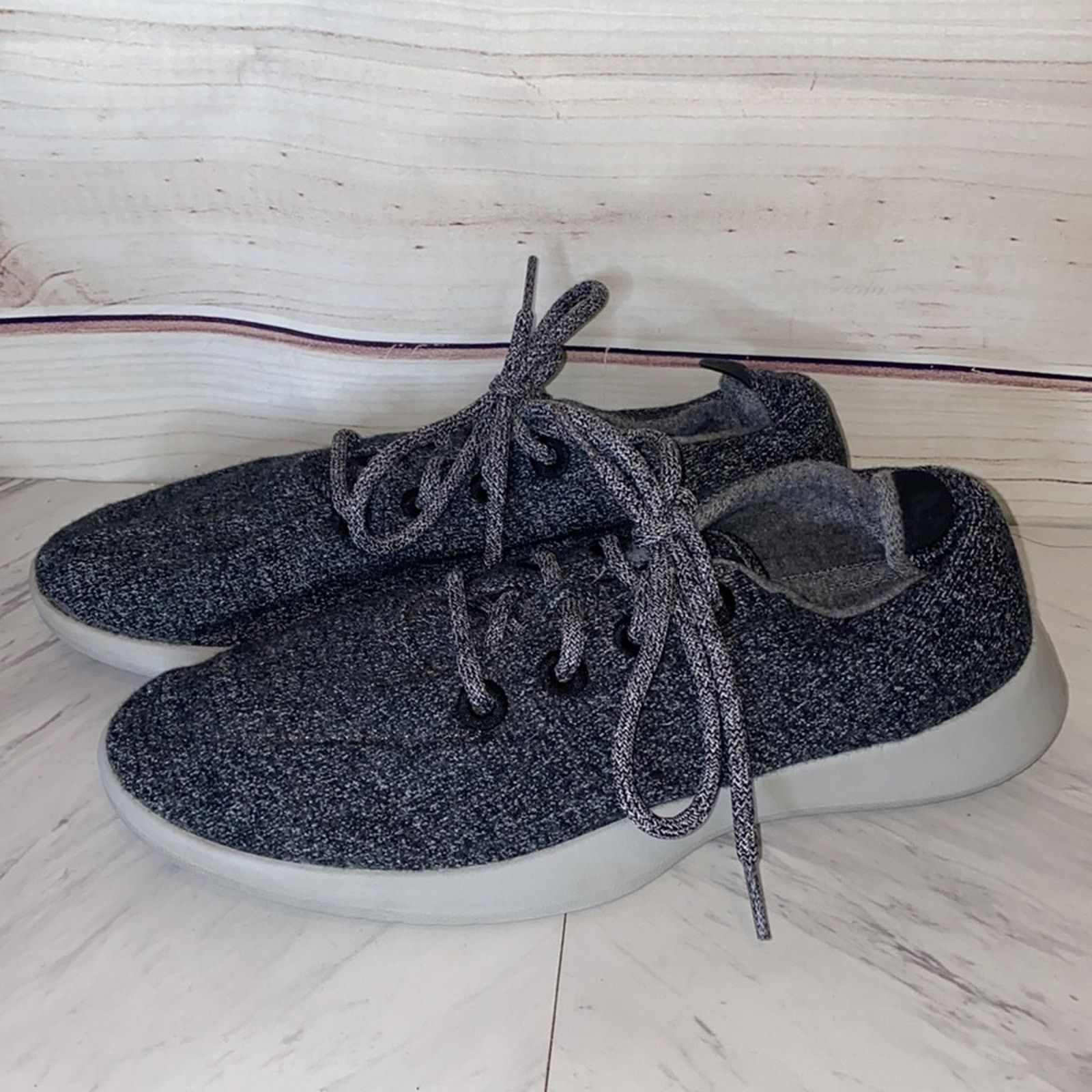 Allbirds Allbirds Men's Wool Runners Grey Sneakers Size 11 Size US 11 / EU 44 - 4 Thumbnail