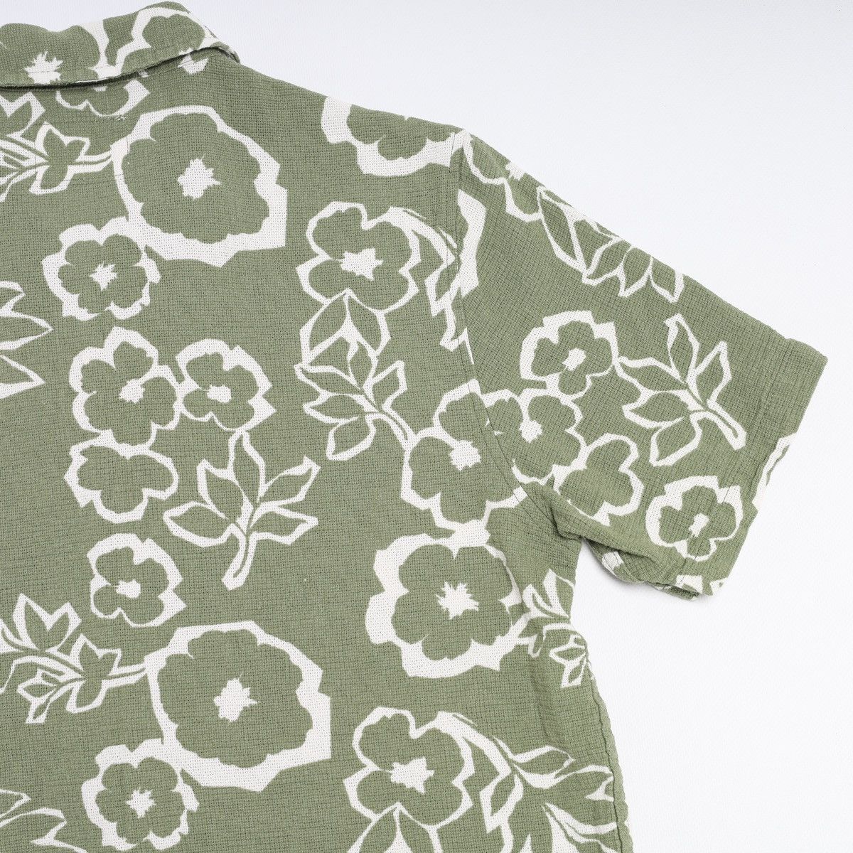 Folk Folk Printed Flower Floral Short Sleeve Shirt Green Size US S / EU 44-46 / 1 - 10 Thumbnail